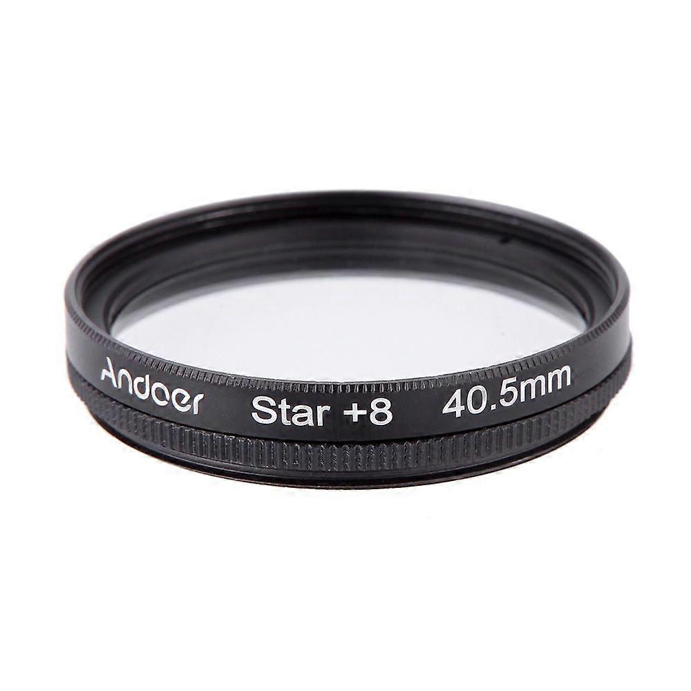 Andoer 40.5mm UV+CPL+Star8+Close-up (+1 +2 +4 +10) Photography Filter Ultraviolet Circular-Polarizing Star 8-Point Macro Close-up Lens Filter for Cano