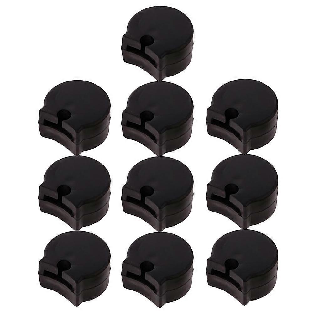 Rubber Clarinet Thumb Rest Cushions Durable & Comfortable Instrument Support for Music Performance, 10pcs Practical Accessory