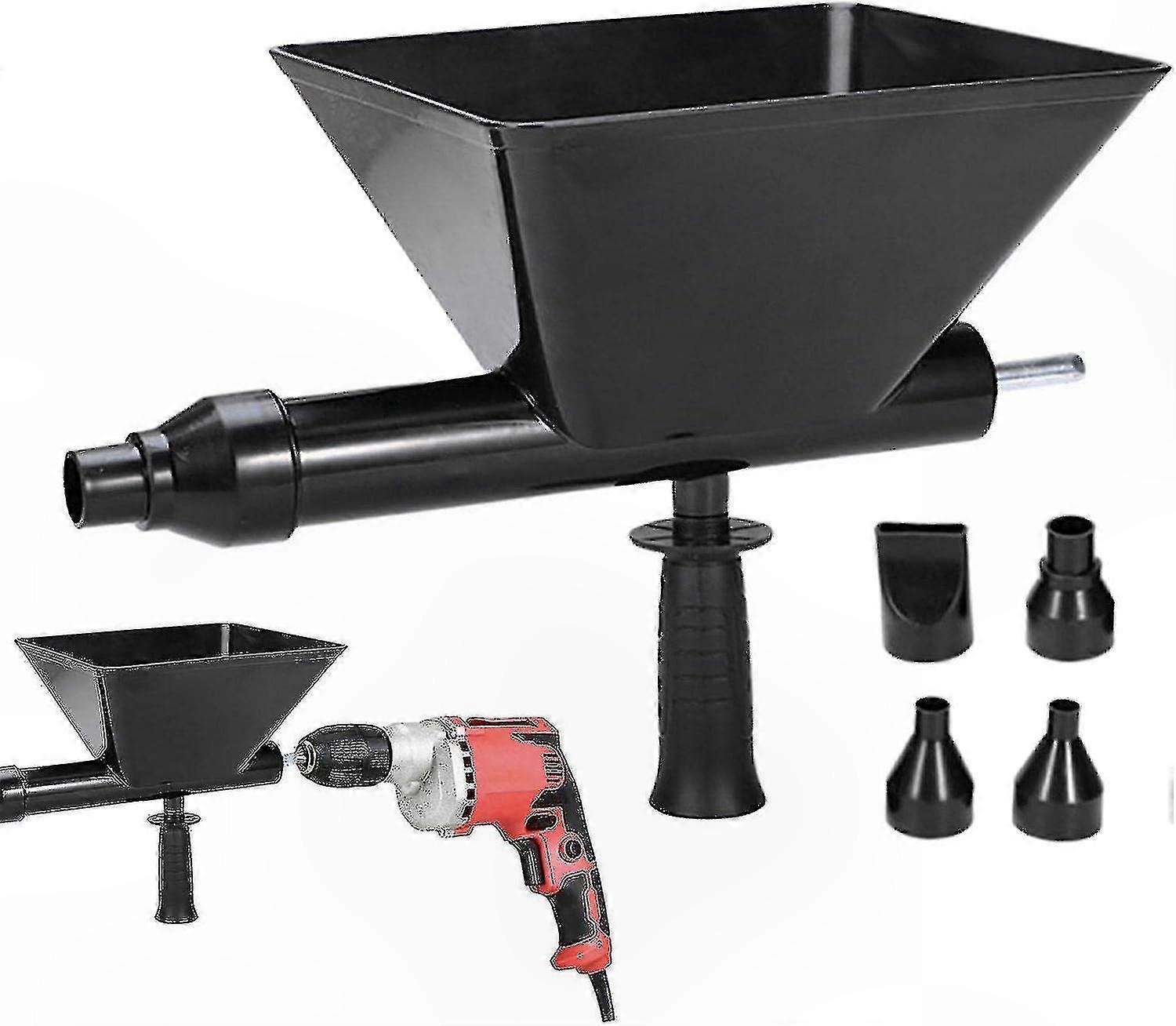 Automatic Mortar Grout Sprayer with 4 Nozzle Replacements, Electric Cement Grouting Tool for Brick and Tile Tuck Pointing