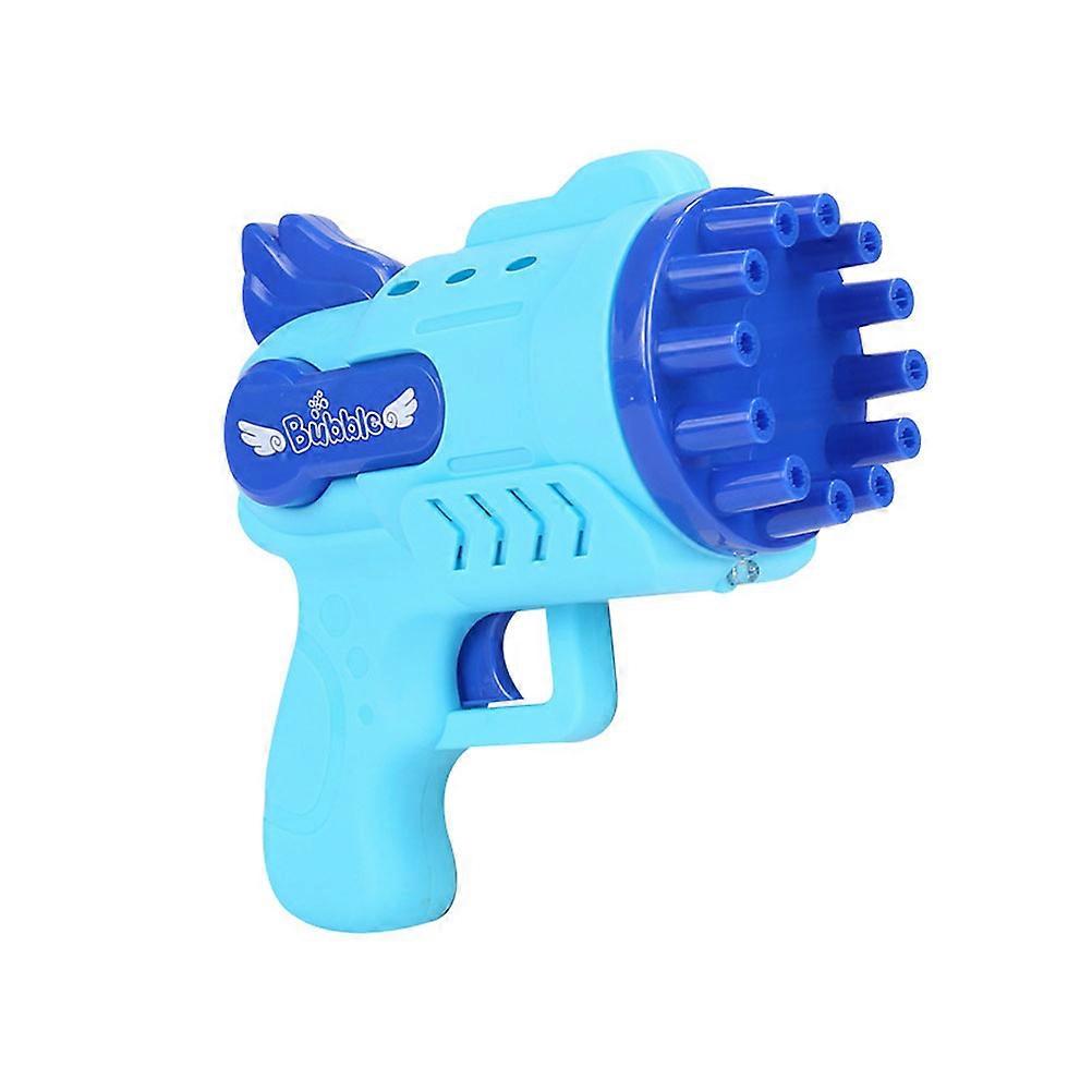 Automatic Bubble Machine for Girls Plastic Blue Bubble Blower with Electronic Design 1 Set