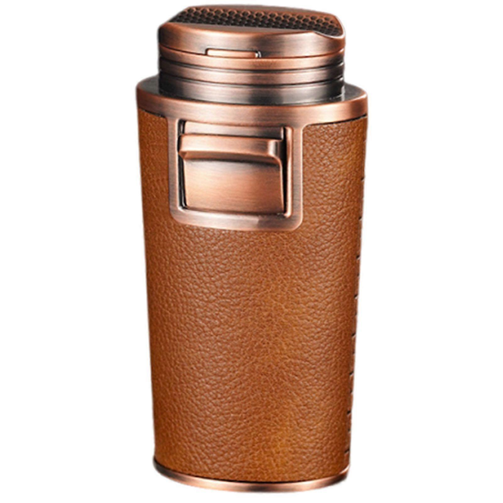 Cigars Lighter with Built-in Cigars Stand Multi-functional Blue Flame-Jet Lighter for Cigars for Indoor Outdoor