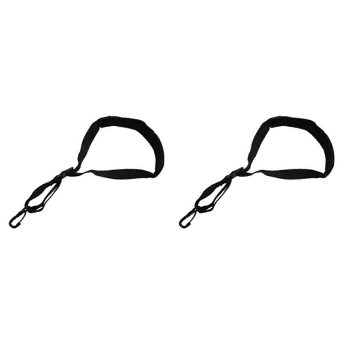 2X Saxophone Neck Strap Soft Sax Leather Padded for Alto Tenor Baritone Soprano
