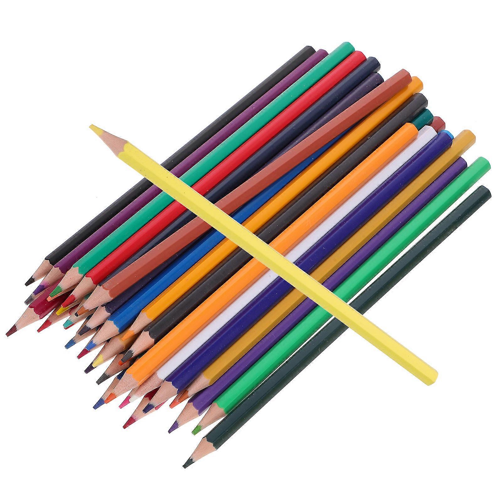 48pcs Adorable Paint Pencils Bulk Student Themed Students Pencils Painting Colored Pencils Set