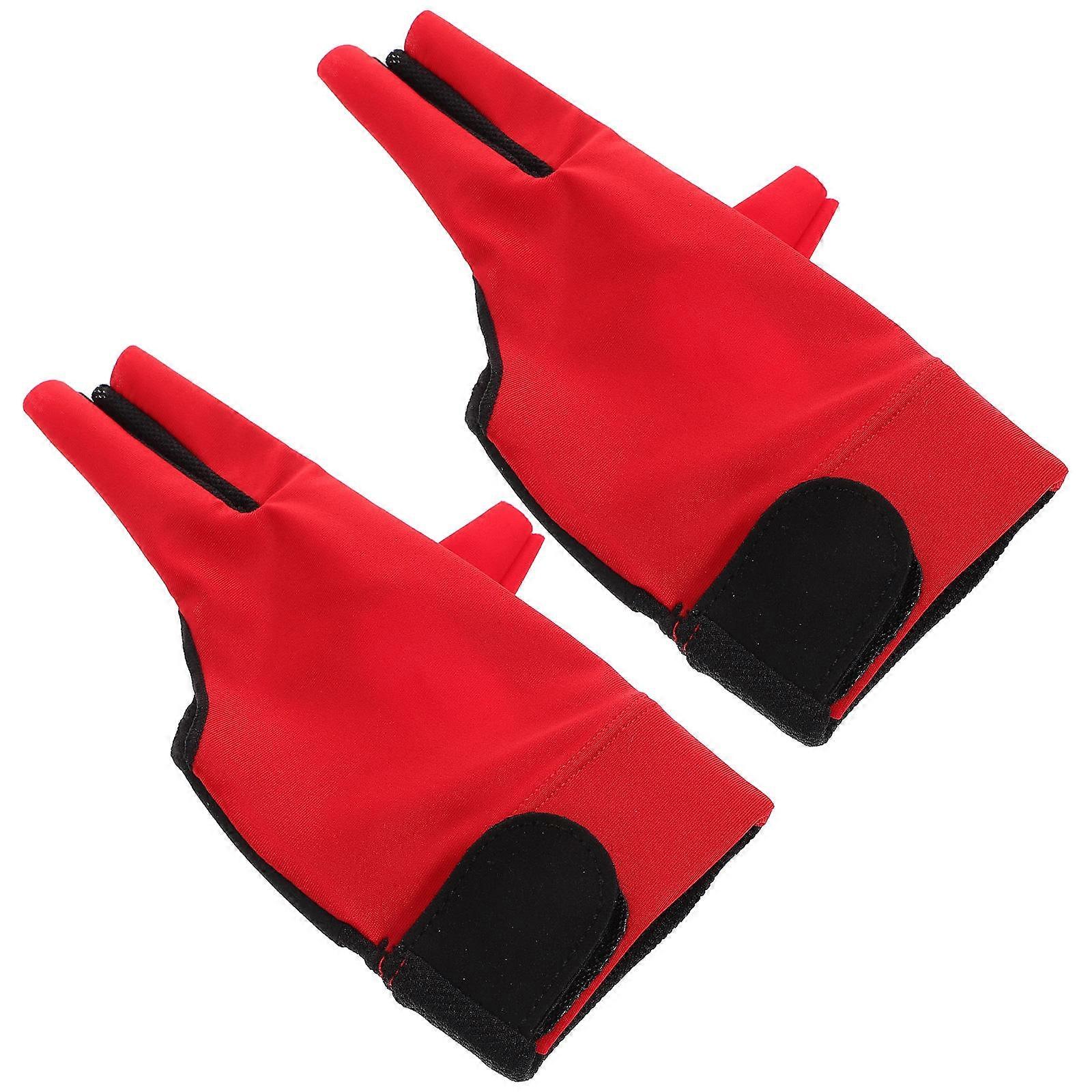 Pool Cue Sport Glove Control Enhancement Breathable Material 1Pair