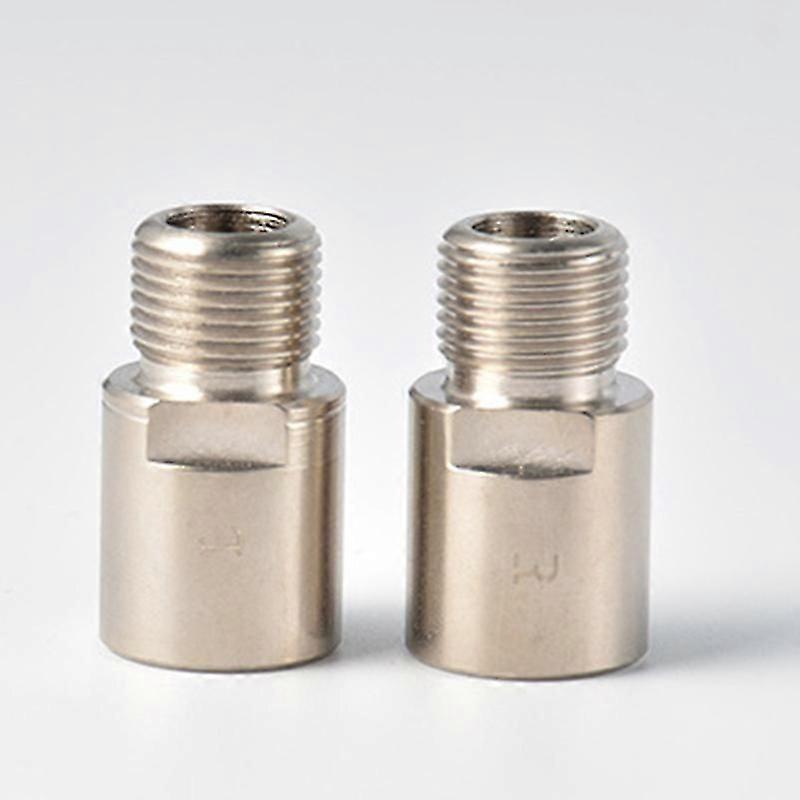 Steel bicycle pedal extender with L and R markings 9/16 inch