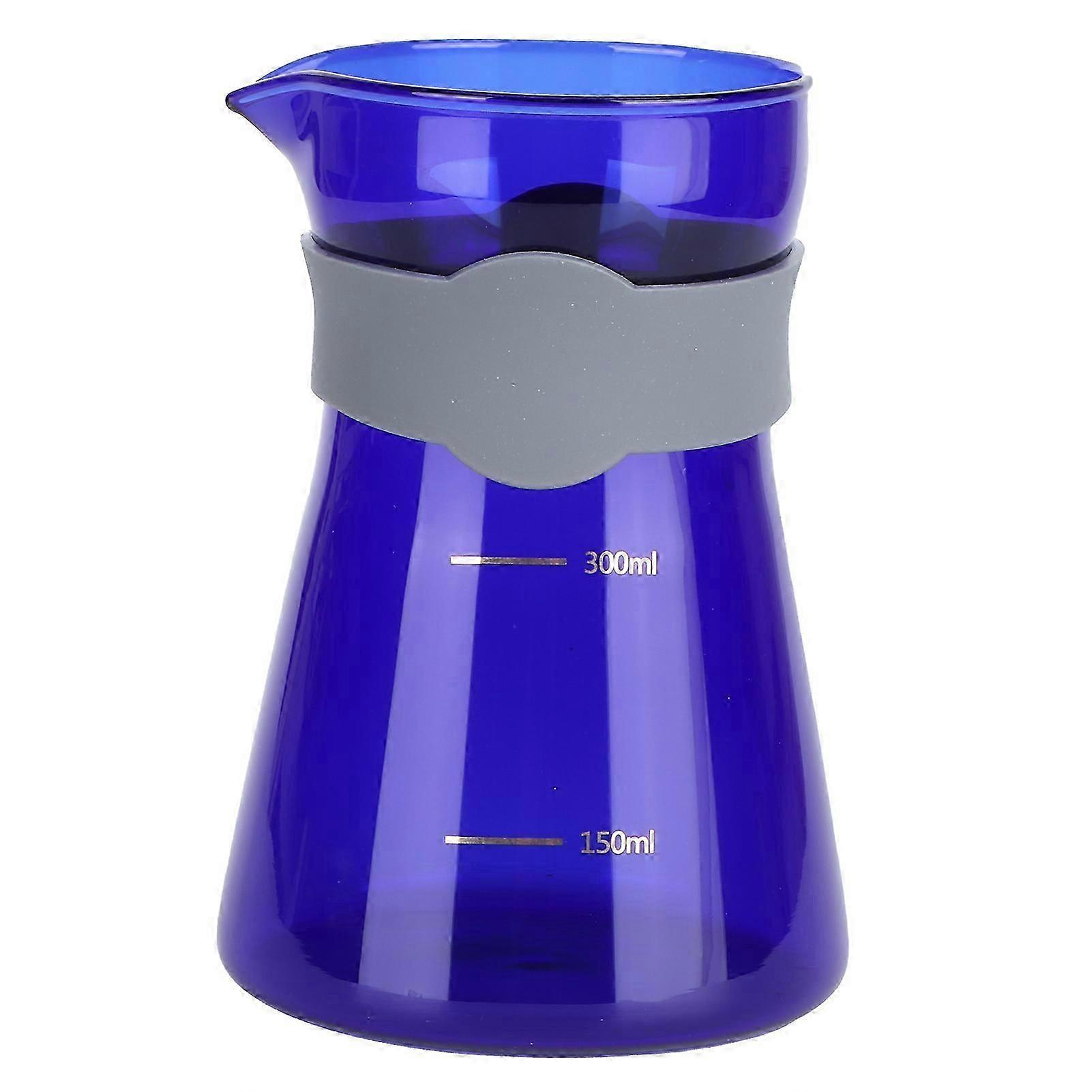 Cafetière haute bouilloire en verre borosilicaté avec échelles