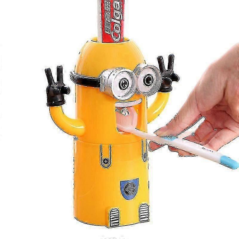 Minions Automatic Toothpaste Dispenser Minions Style Toothbrush Holder