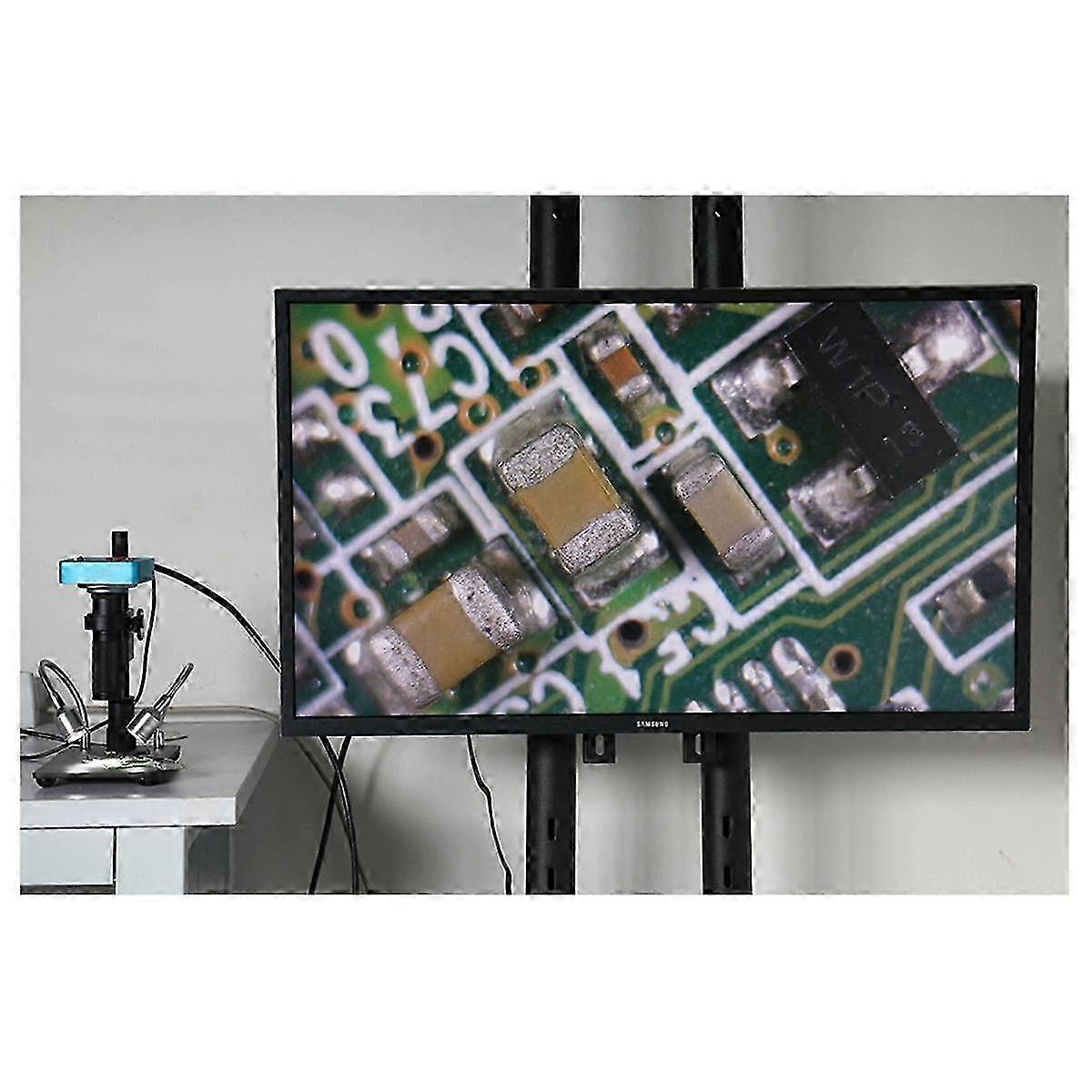 48MP USB Industrial Microscope Camera with C Mount Interface - 2K Video at 60FPS, TF Storage, Compatible for Industrial Use