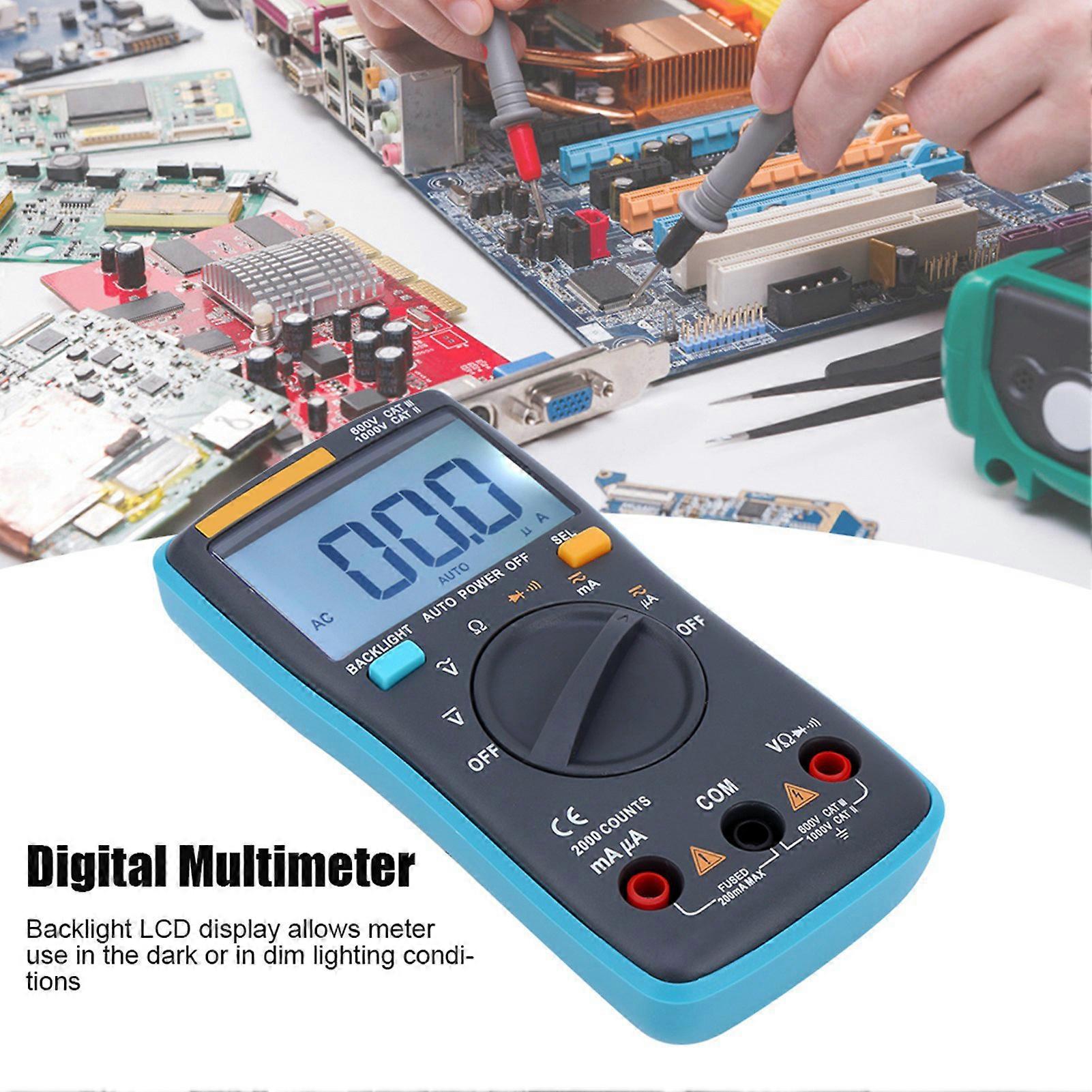 ZT-98 Handheld Digital Multimeter AC/DC Voltmeter Ammeter Ohmmeter Voltage Tester Auto Range Meter