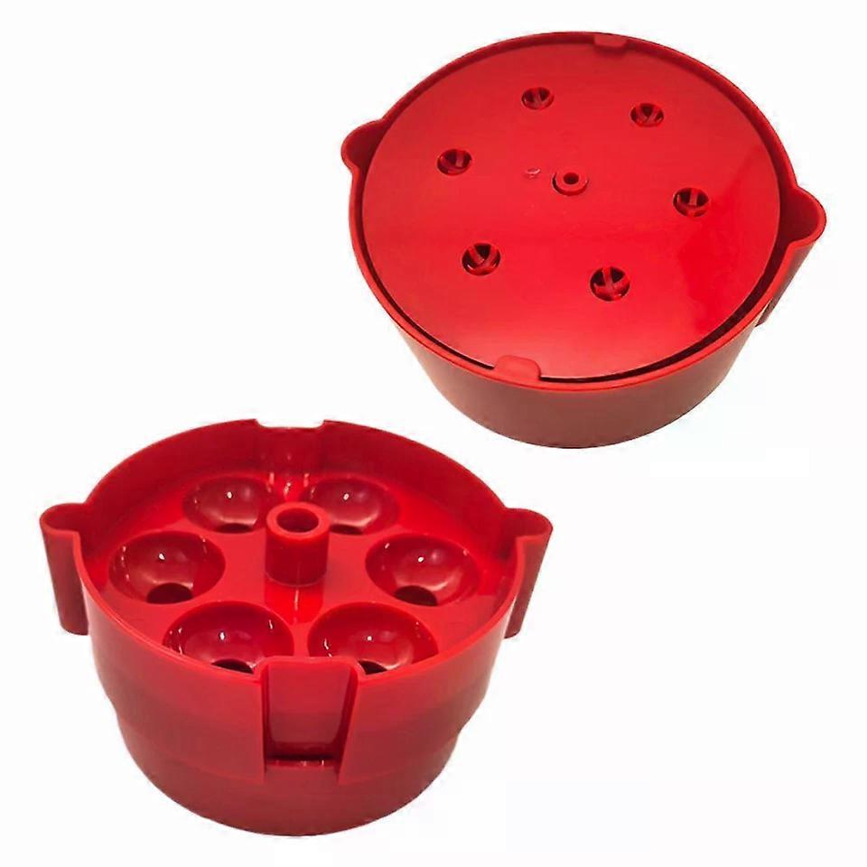 Cherry Pitter, Multi-functional Easy Pressure Seed Remover, Plastic Tool, Red & Blue