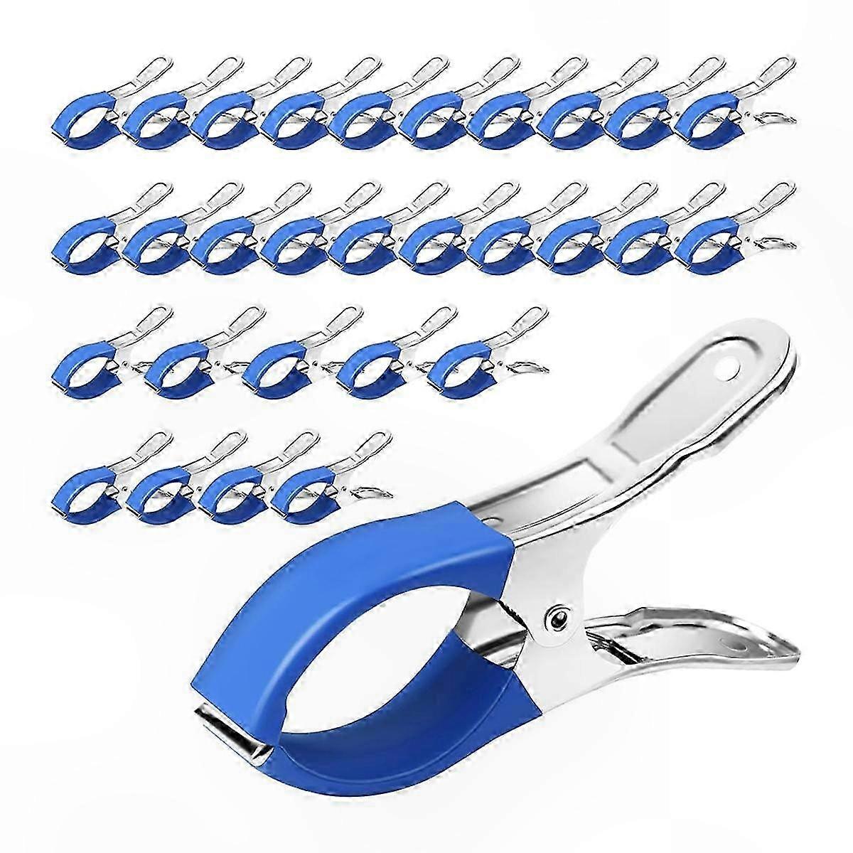 30-Pack Windproof Clamps for Above Ground Pool Covers, Durable Clips to Secure Pool Covers