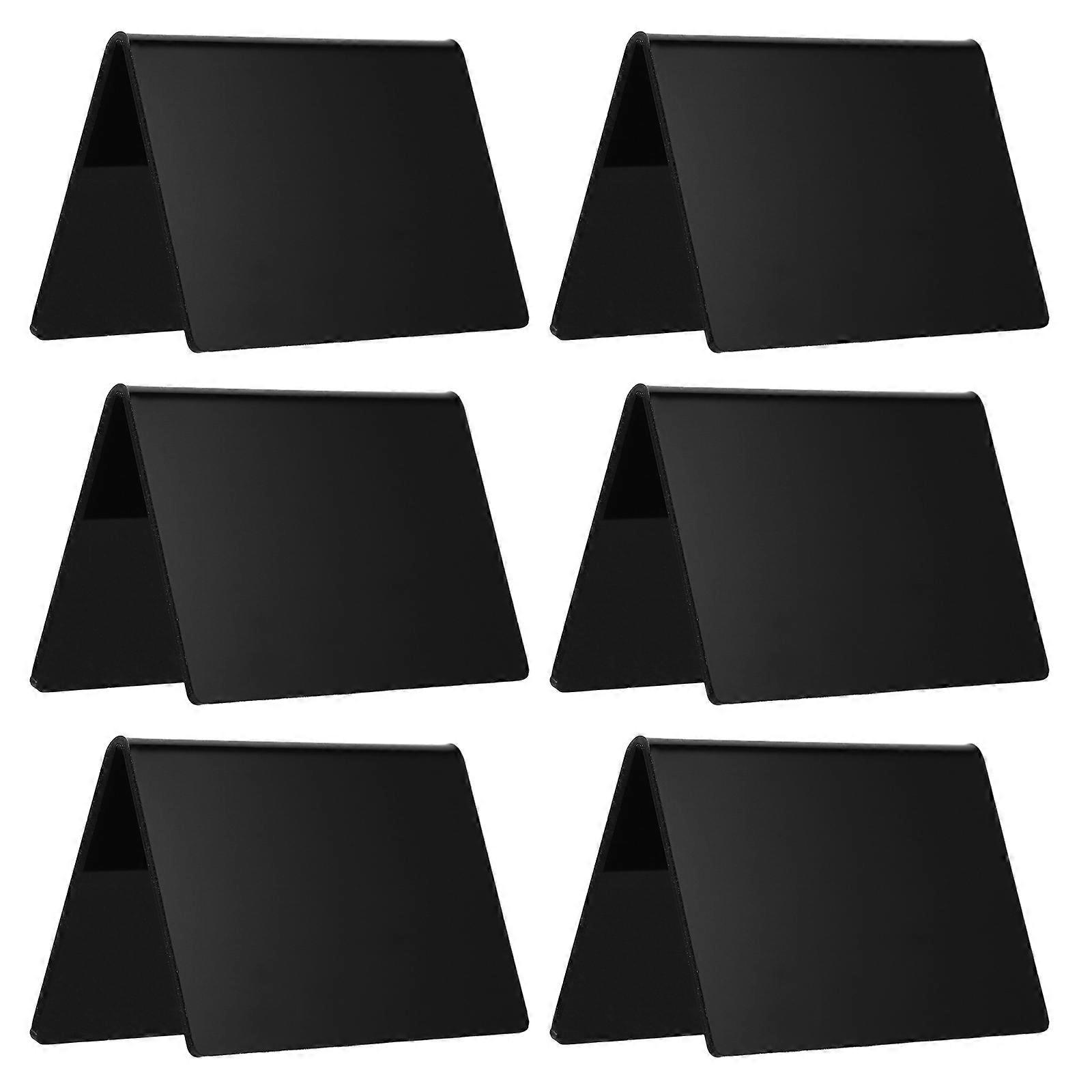 Erasable Message Signs Acrylic Mini Chalkboard for Food Display 18Pcs