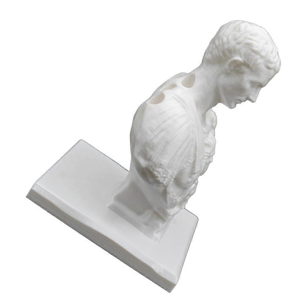 Caesar Shape Desk Pen Holder For Office Use With 1Set Storage Container In Classical Design