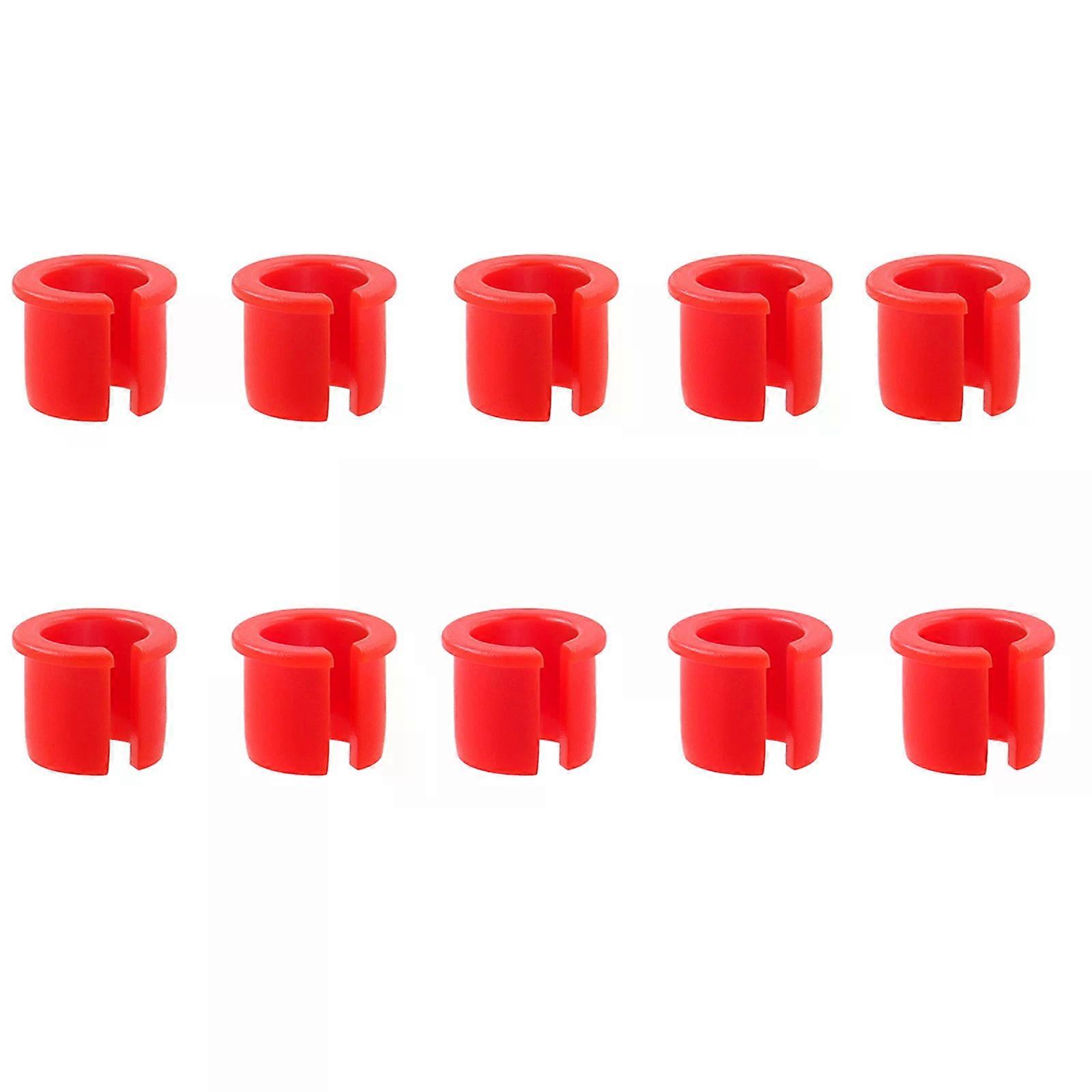 Schrader to Presta Rim Adapter, 10 Pack Plastic Convert Grommet for Road Bike, MTB, Folding Bike