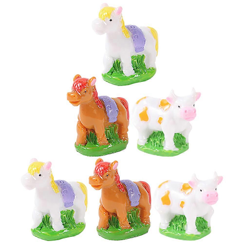 Animal Figurines Resin Decorative Miniatures for Decoration 30Pcs Pack