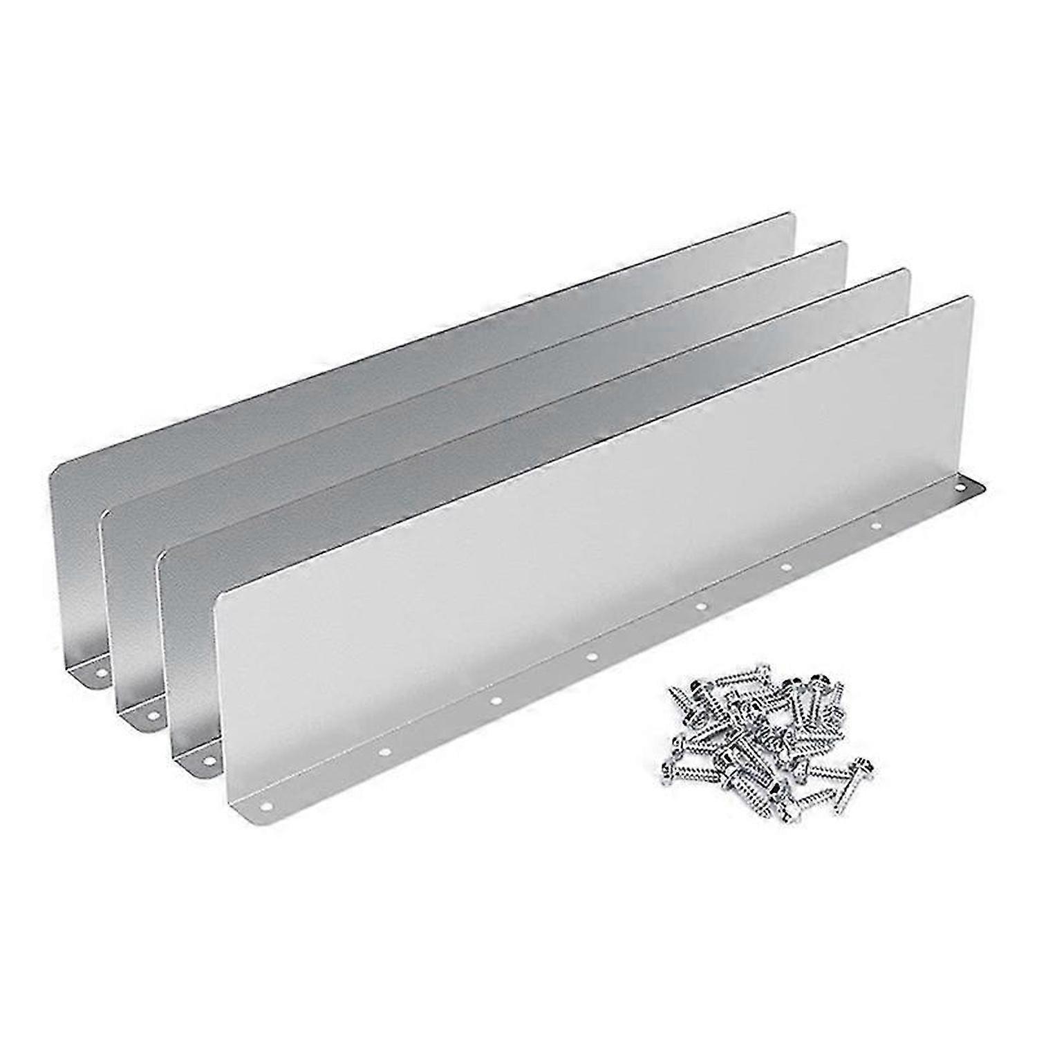 4Pcs Gutter Valley Splash Guard,Rainwater Valley Gutter Splash Guard, Rain Drip Gutter Guard for Shi