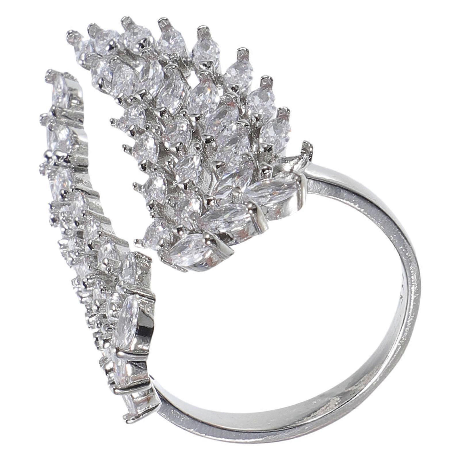 Open Adjustable Wing Ring Fashion Accessory for Women