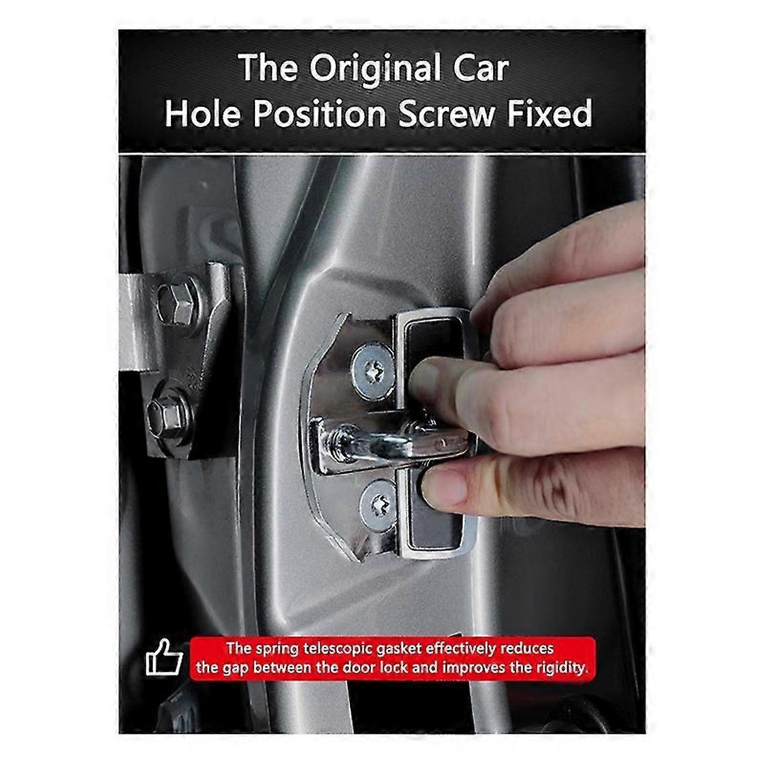 Car Door Lock Buckle Upgraded Stabilizer Protector Latches Stopper for Noise Space Lock
