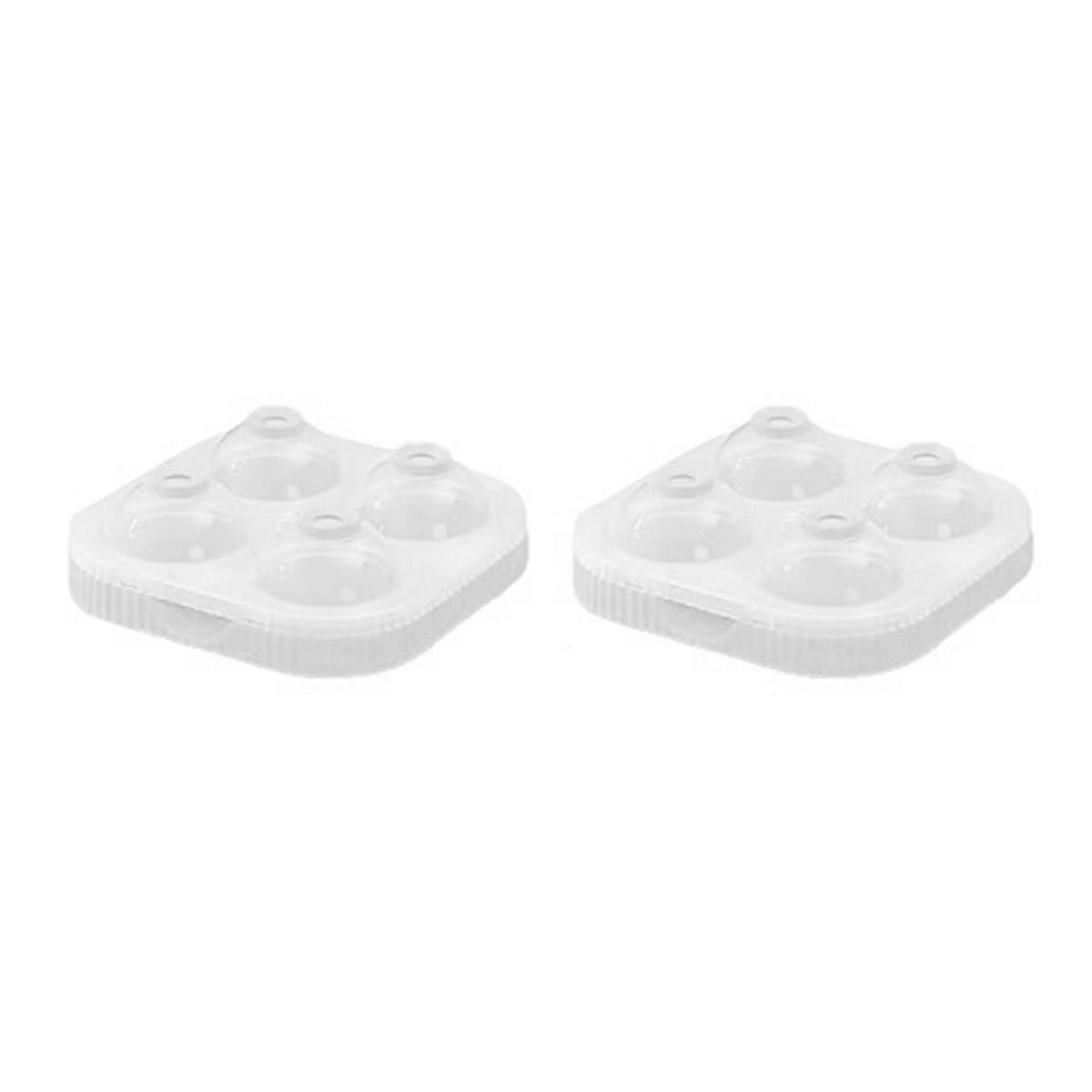 Ice Ball Maker Large 6.5cm 3D Big Round Sphere White