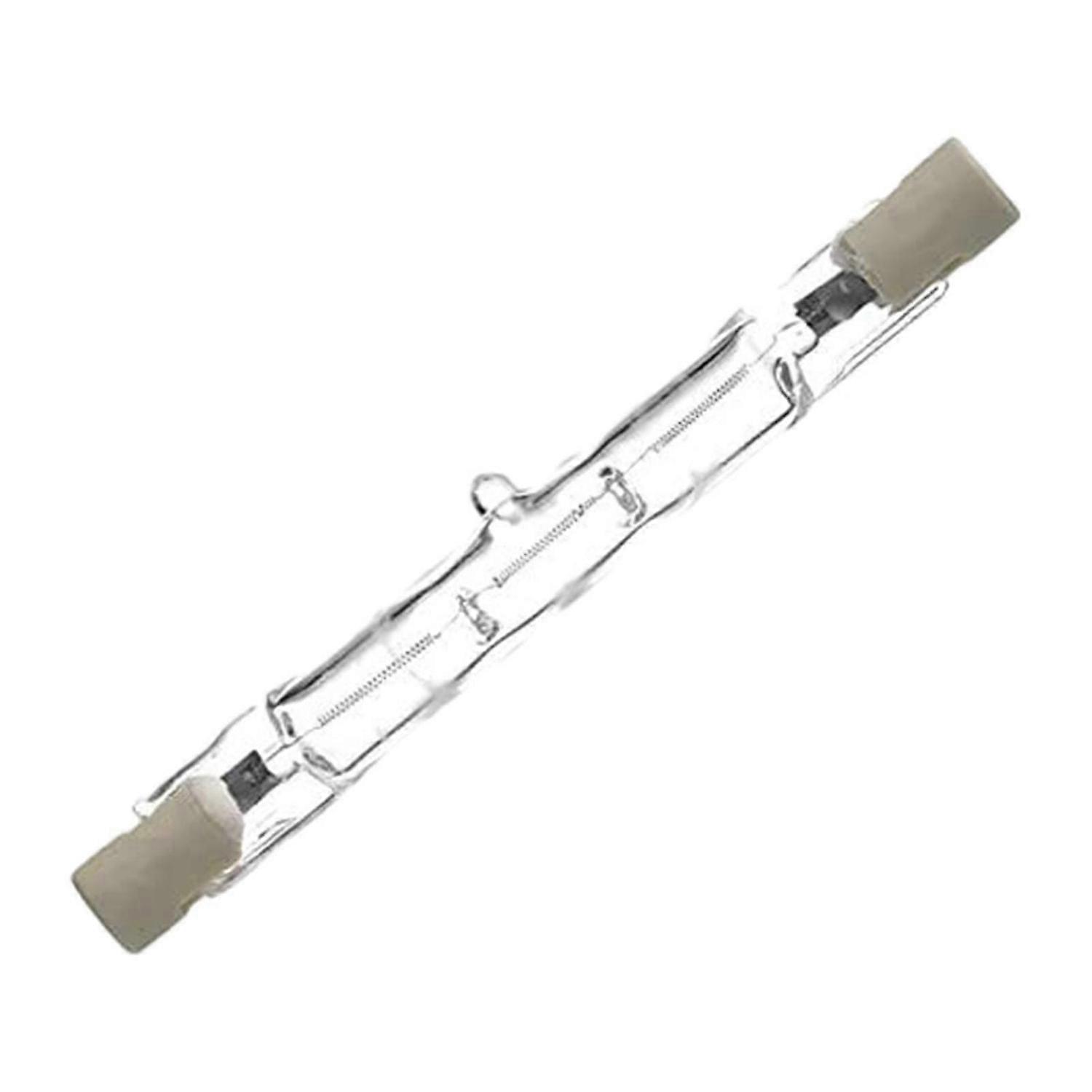 R7S Halogen Linear Light Bulb Warm White 118mm J Type Halogen Light Bulb 360 Beam Angle Dimmable for