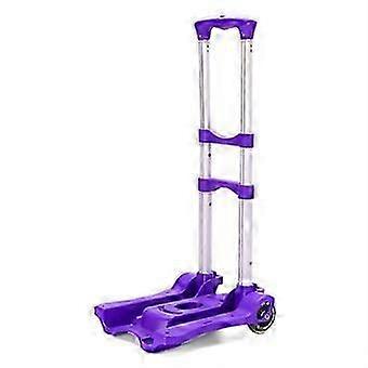 Folding Hand Truck, Capacity Dolly Cart for Moving, Heavy Duty Fold Up Shifter Trolley Collapsible Portable Luggage Cart with 2Wheels for Travel Shopp