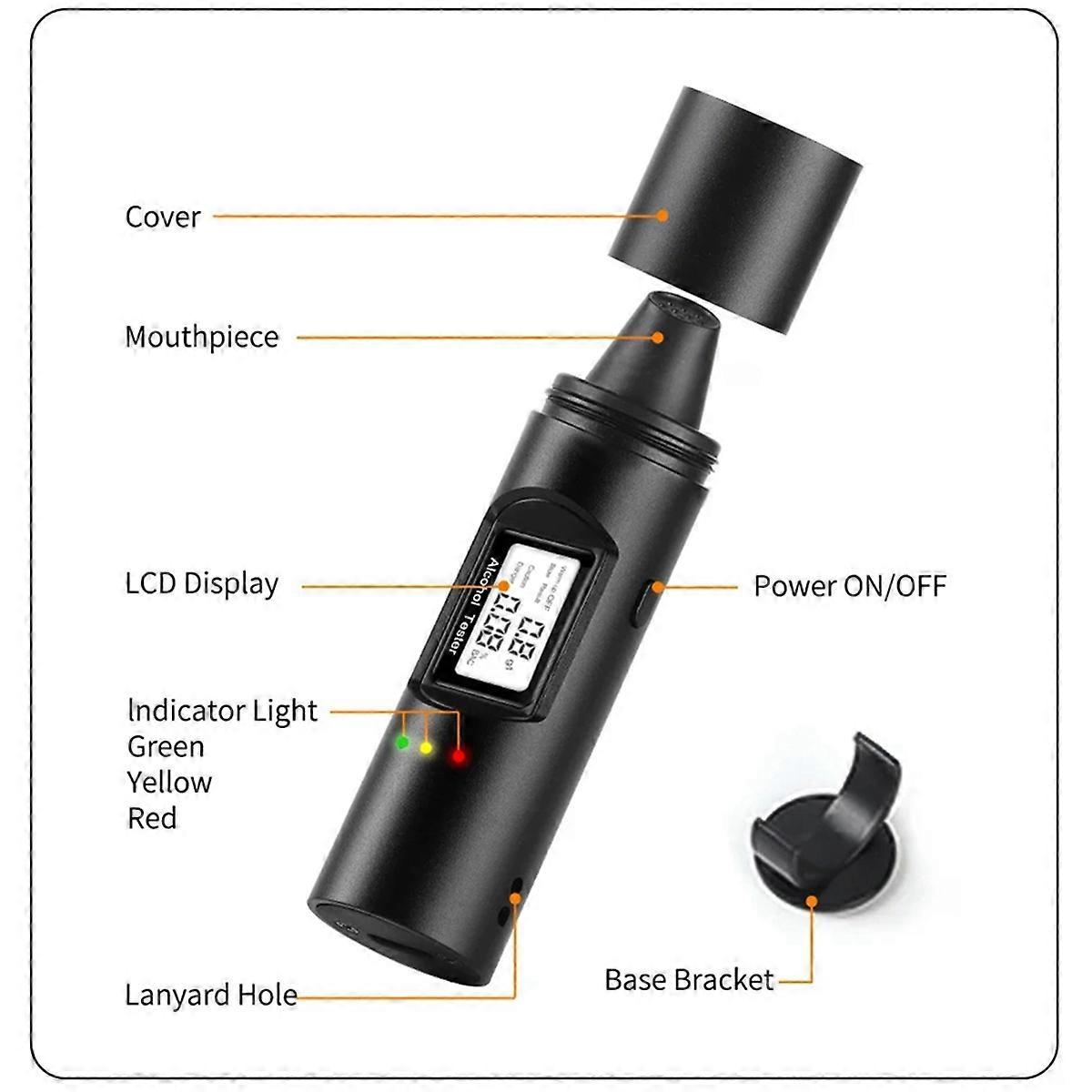 Accurate Professional Electronic Breathalyzer Alcohol Test Tools A