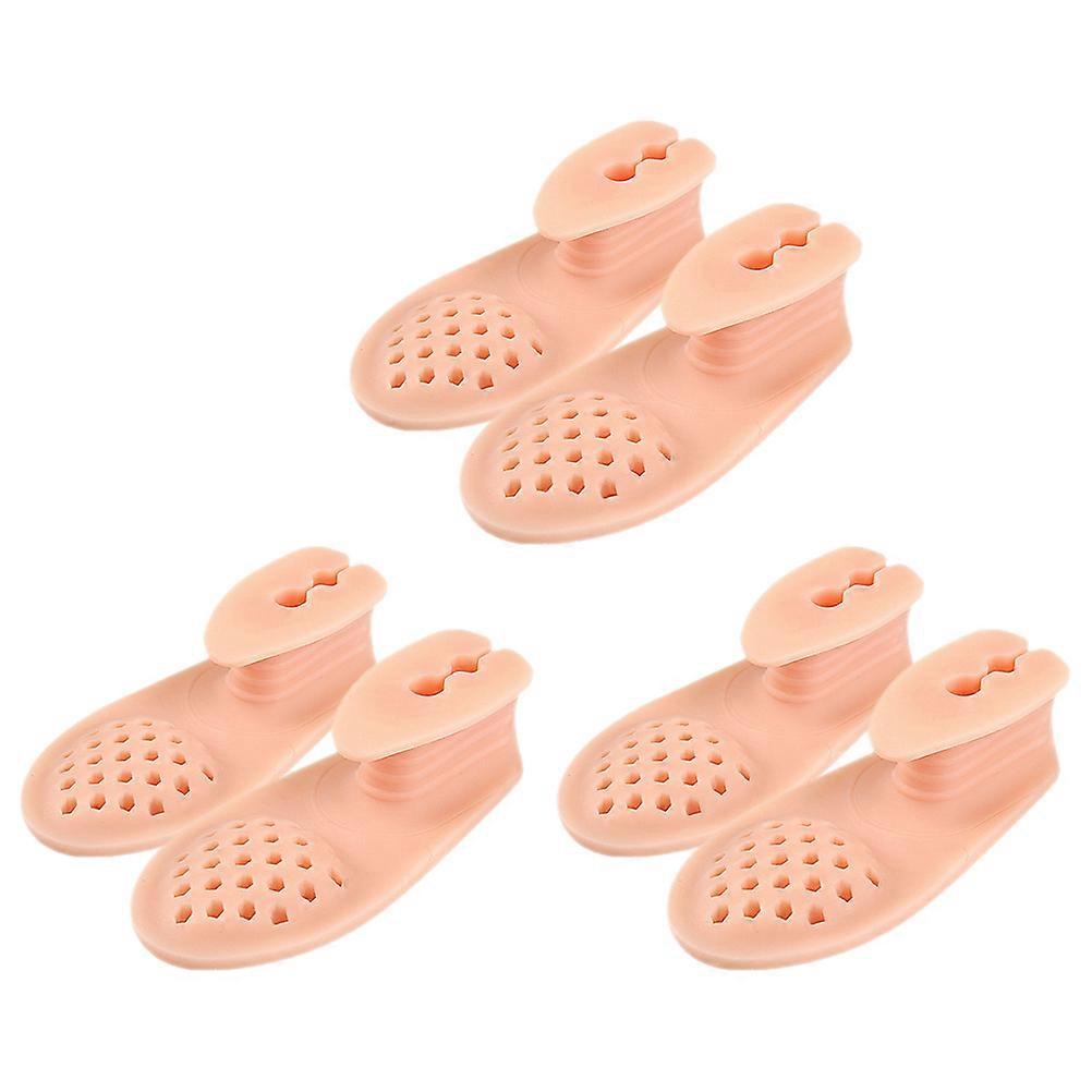 Toe Separators Silicone Big Toe Alignment Corrector for Toes 12Pairs