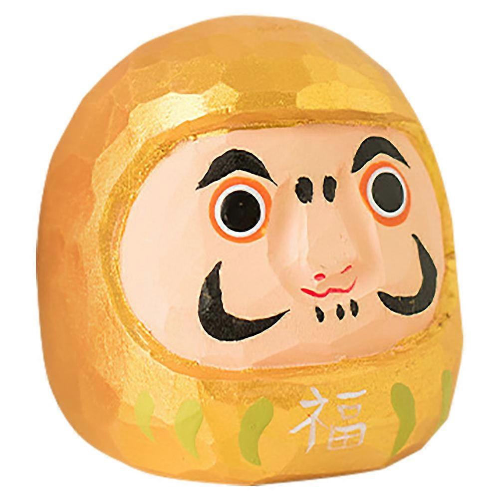 Lucky Dolls Charm Wooden Figurines for Desk Use 4Pcs Set