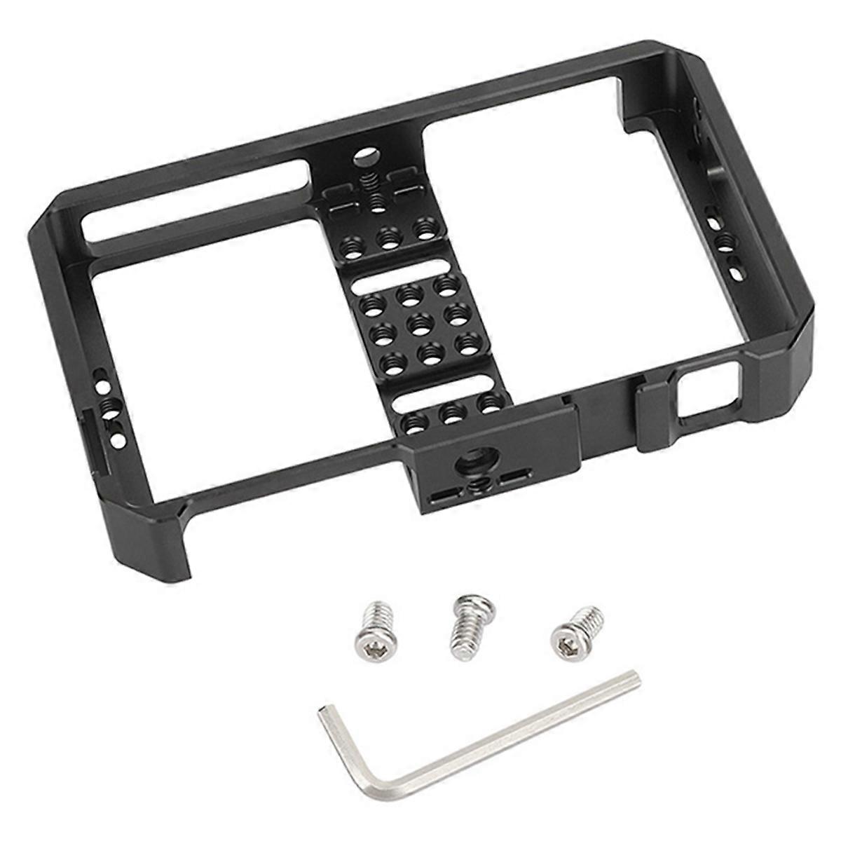 Full Monitor Cage for CUT6 CUT6S 6inch 4K Touchscreen Monitors/ Recorders with 2 Cold Shoe Mount