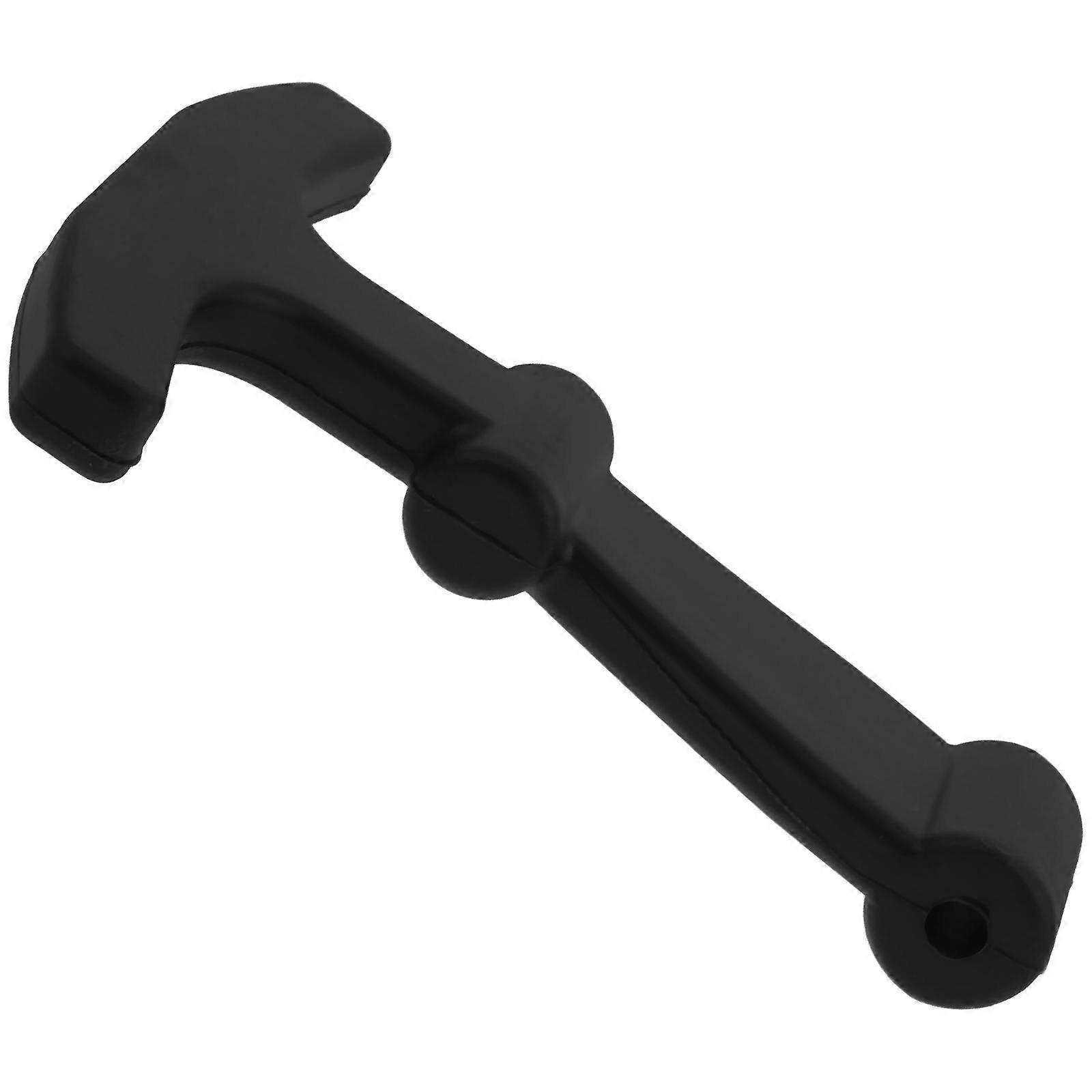 Durable T-Shaped Rubber Cooler Lid Closure For Campers In Black Size 11.80X8.00X1.50CM Designed For Use 1Pack