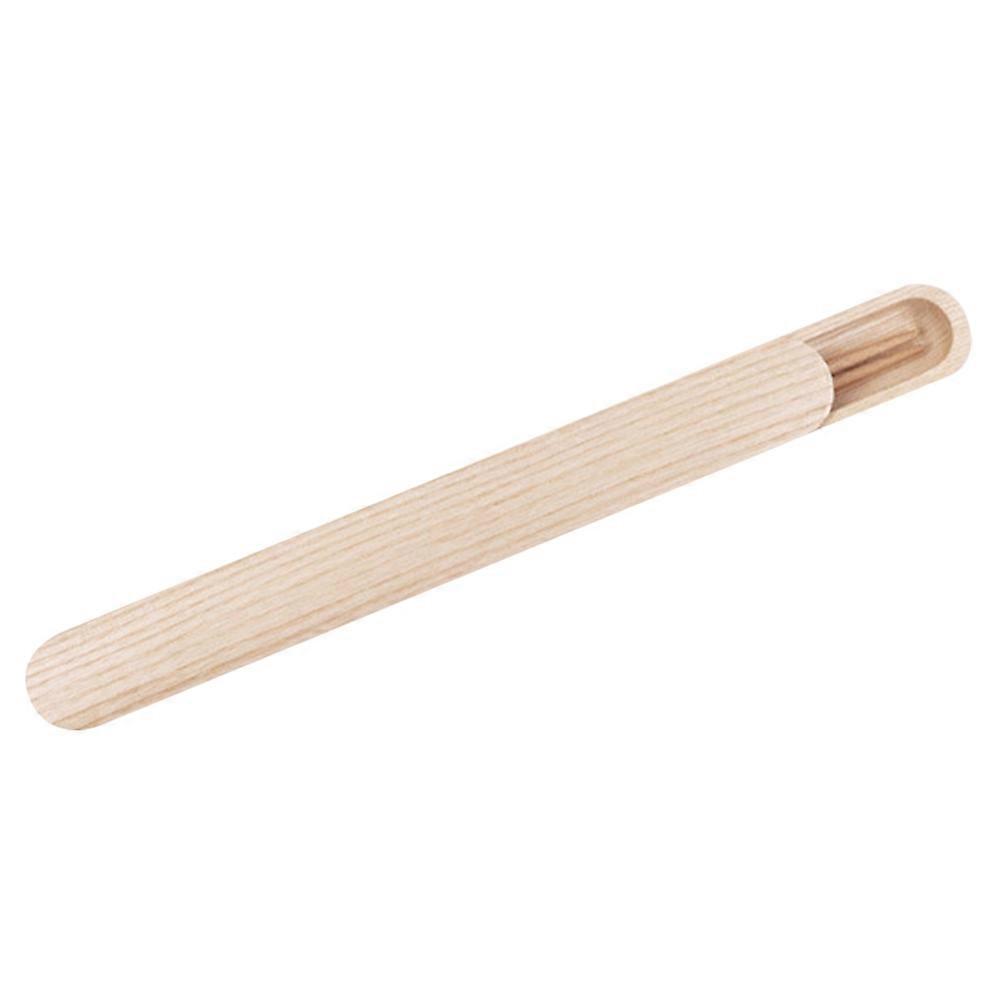 Portable Wooden Chopsticks Pack With Chopstick Box Ideal For Camping And BBQ 9.43x1.18x0.79in Dust Protection 3 Sets