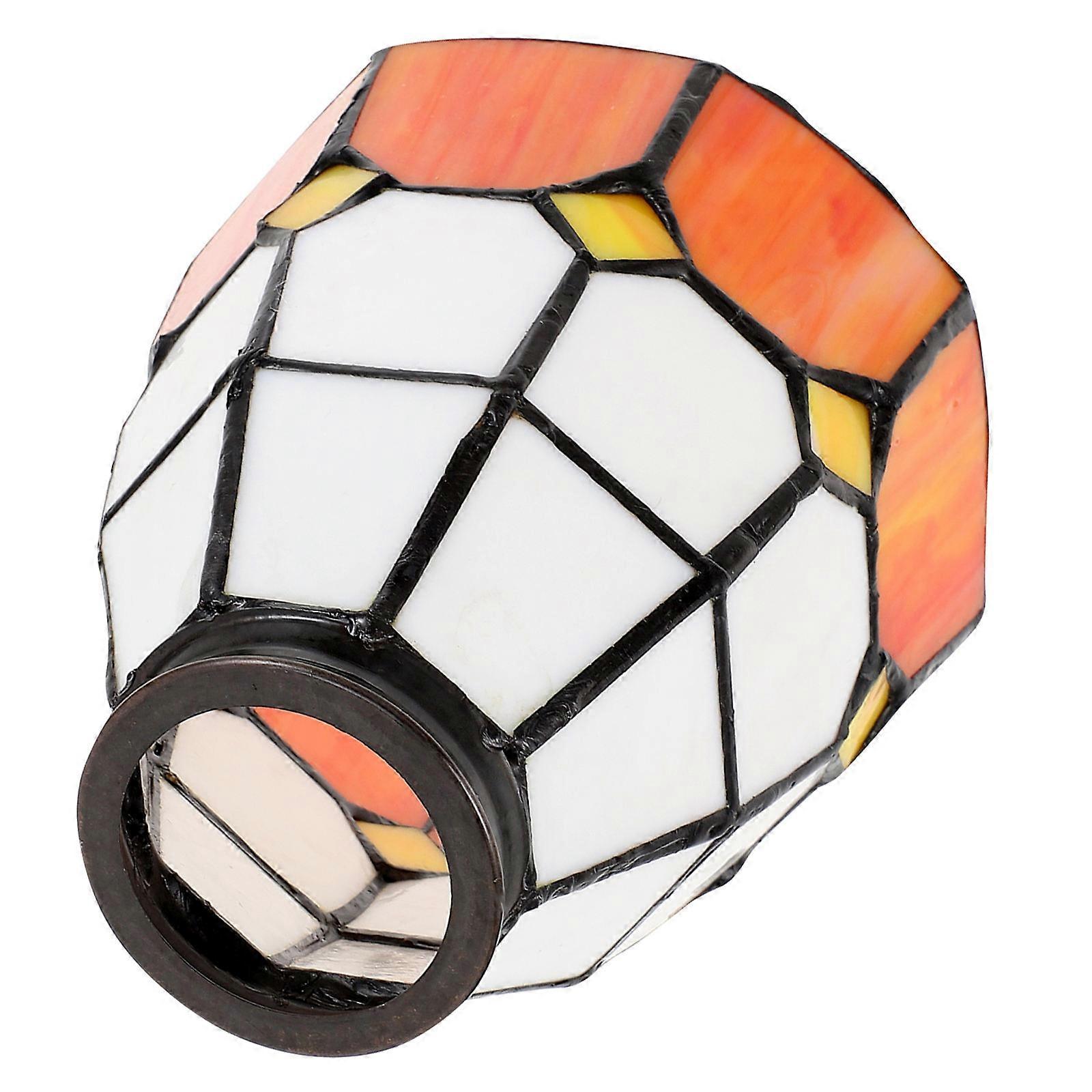 Decorative Hanging Light Cover Glass Craft Lampshade 4Pcs Set