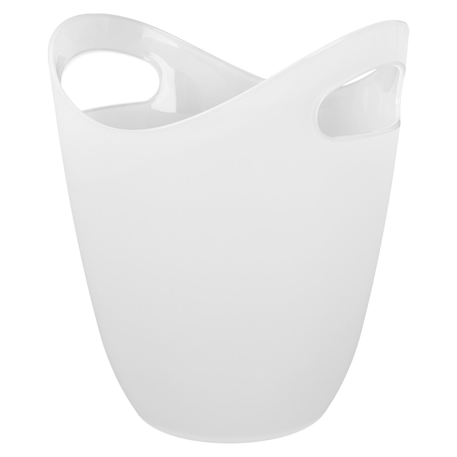 Ice Container Beverage Tub Ice Buckets Portable Use Indoor Outing Bevel Bucket Shape 1Pcs