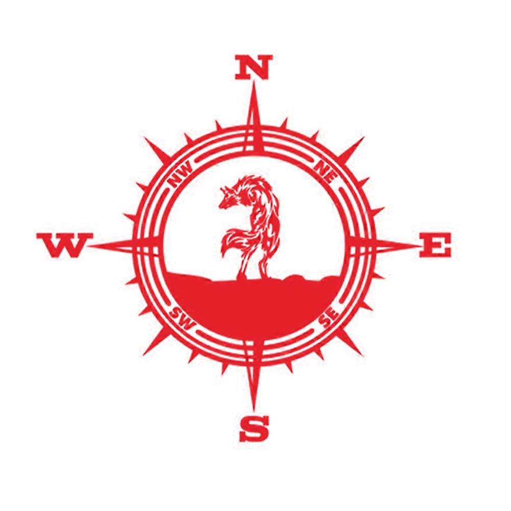 Auton konepeltitarra Susitarrat koristeluun Punainen vinyyli Kompassi Vuori