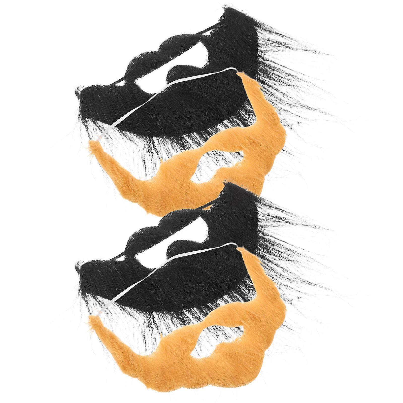 Halloween Beard Prop Costume Beard for Party Use 20Pcs Set