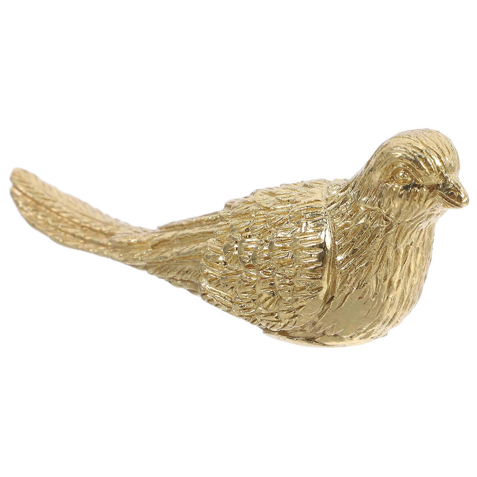 Vintage Brass Bird Cabinet Handles for Drawer 3Pcs Golden Animal Knobs