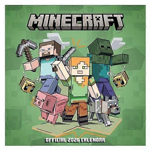 Minecraft 2026 Square Wall Calendar
