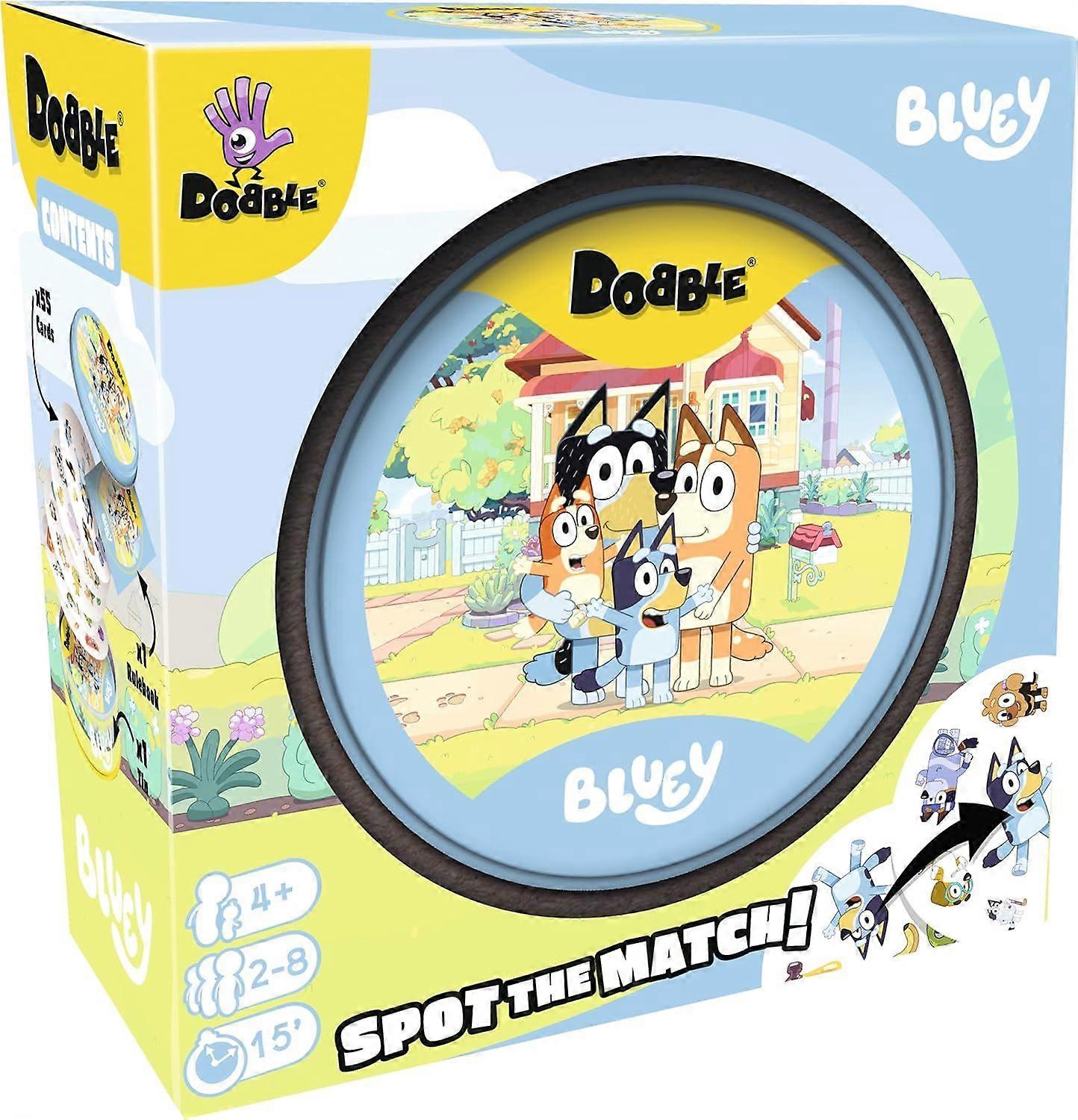 Dobble Bluey (Eco Sleeve) Kids Card Game