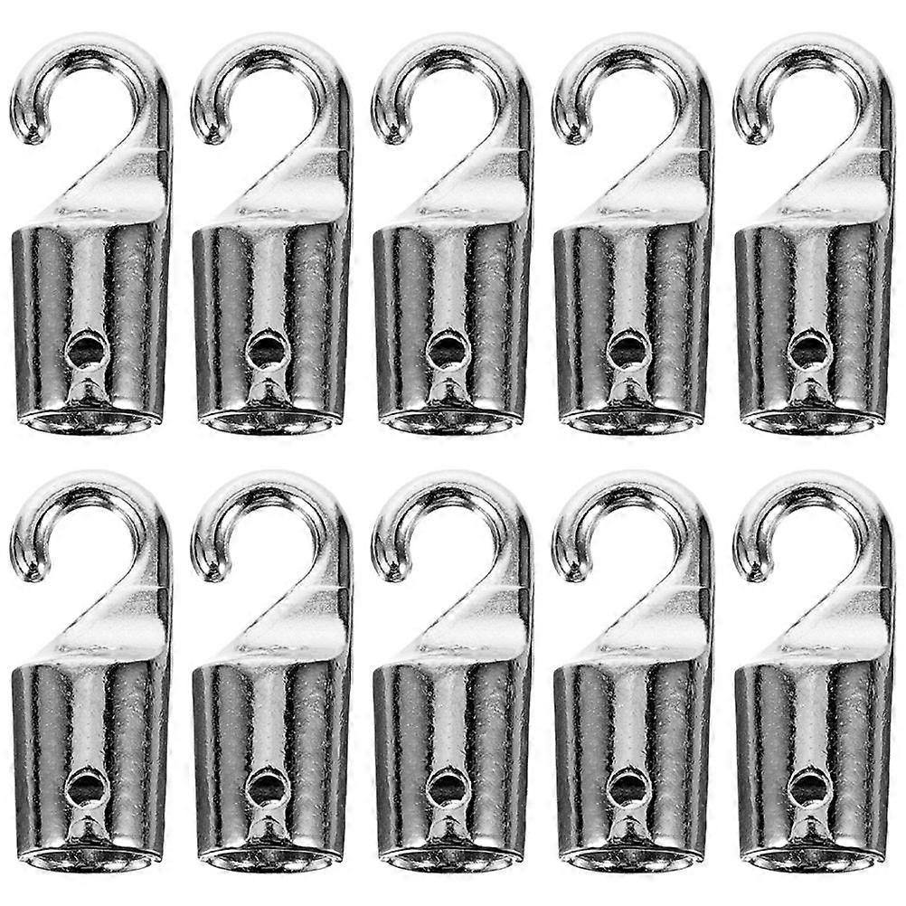 Window Blind Wand Hook Silver Blind Parts for Hanging 50Pcs