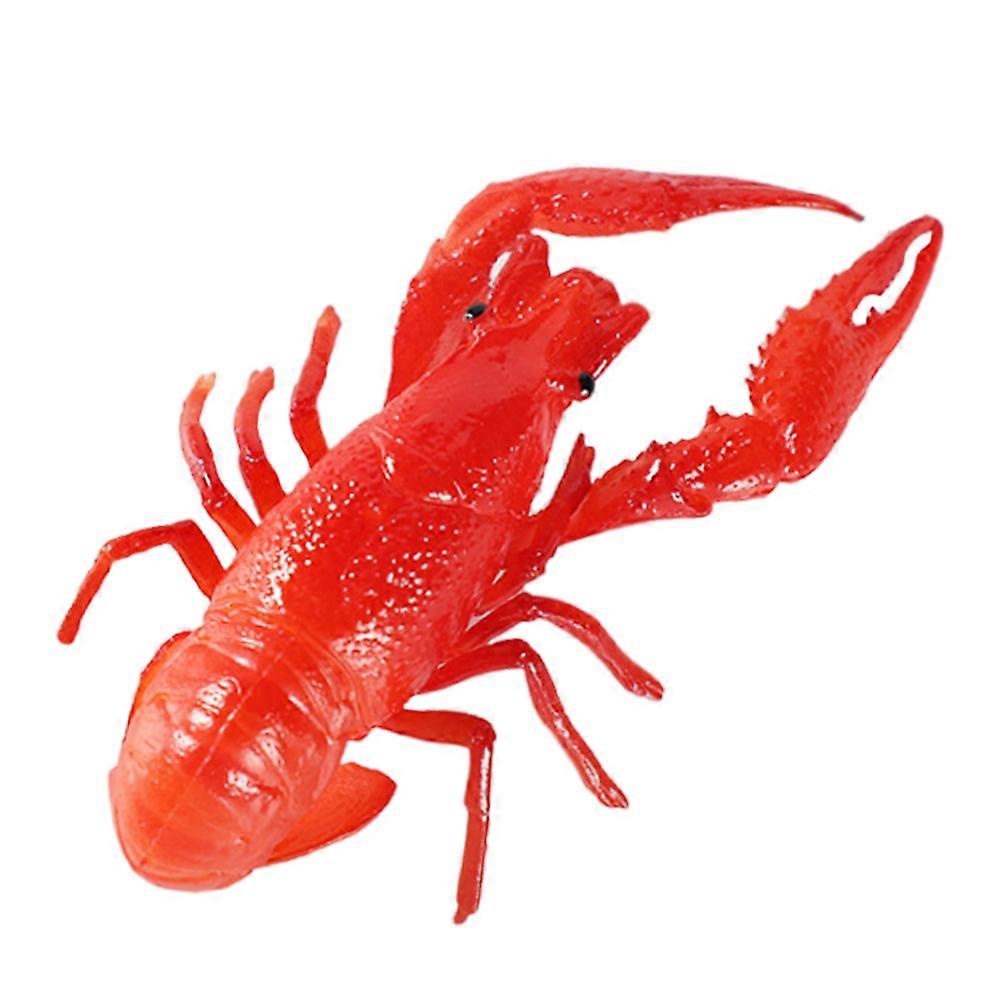 Simulated Lobster 4Pcs Fake Lobster Model for Learning Use