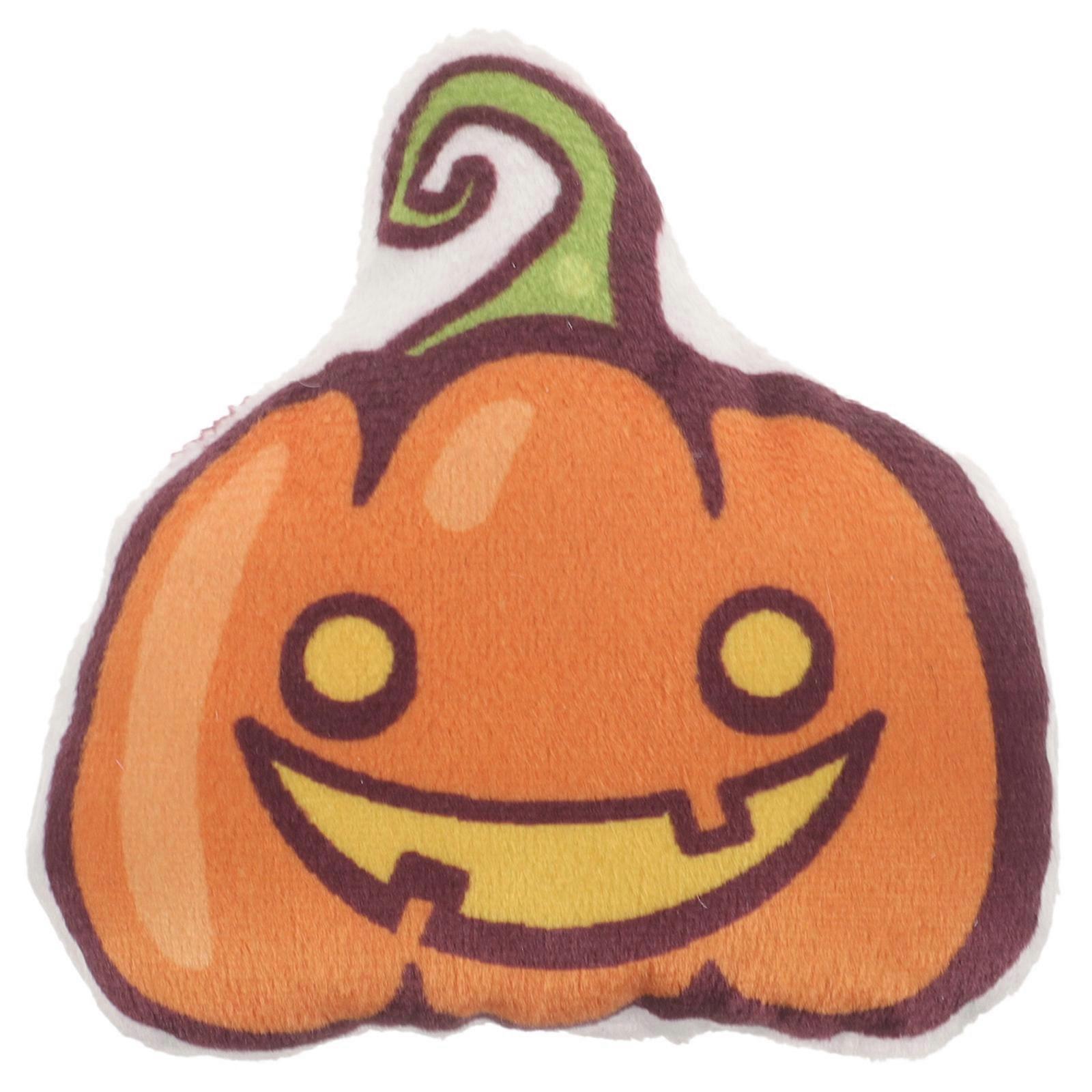 Pumpkin Cat Toy Durable Plush Material Cat Molar Toy Non-Toxic For Pet Owners 1Pack