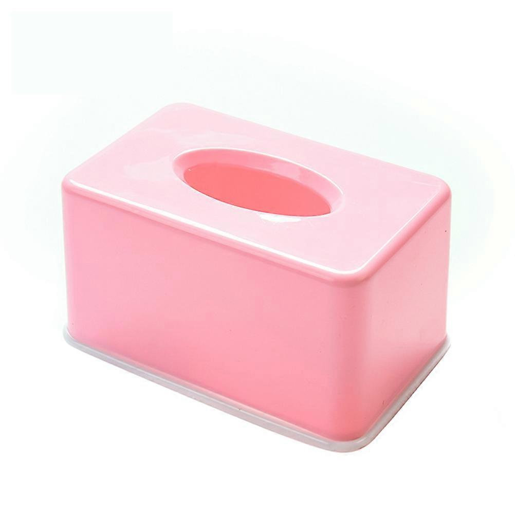 Facial Tissue Box for Storage 2Pcs Blue Simple Style Plastic Tissue Holder