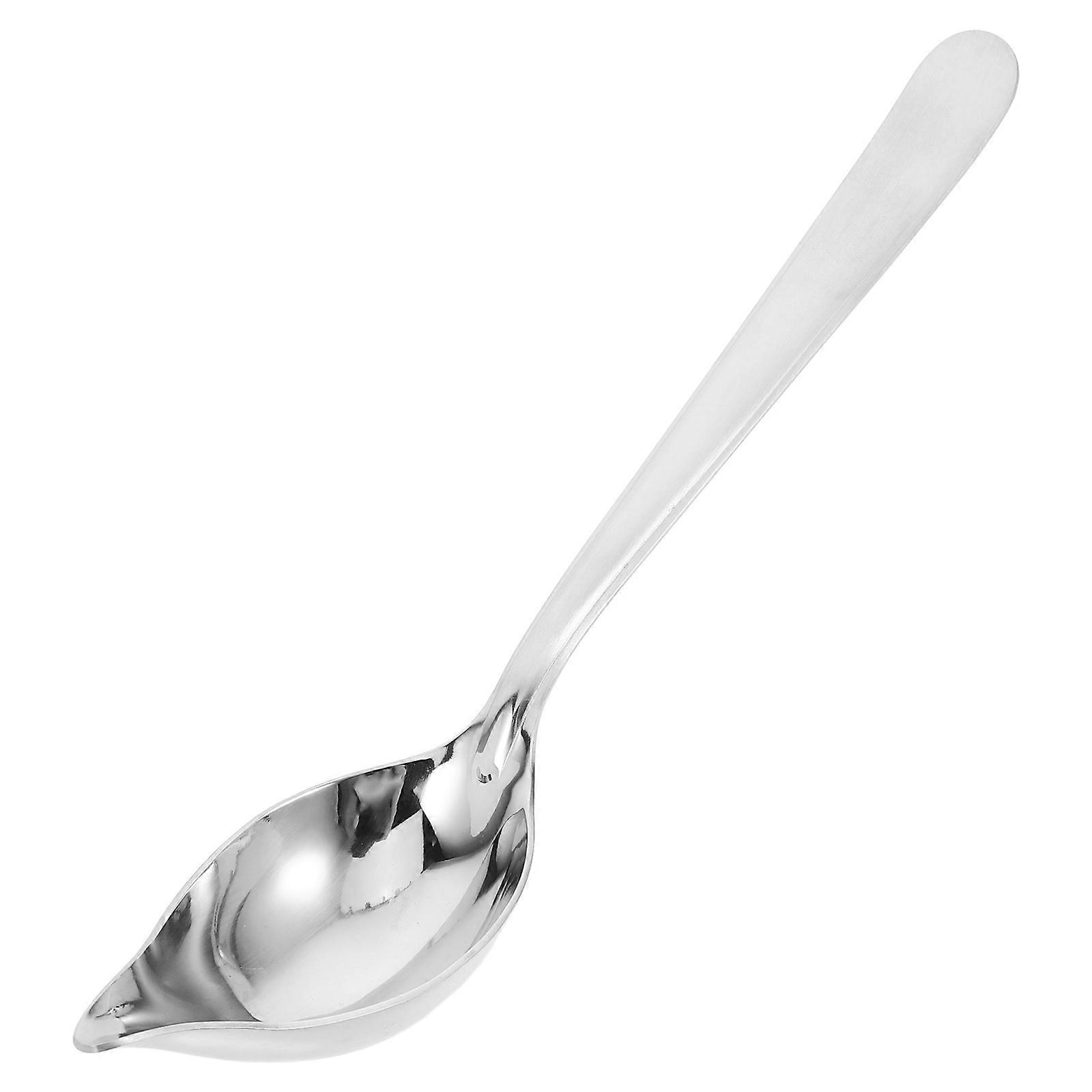 304 Stainless Steel Sauce Drizzle Spoon for Kitchen 4Pcs