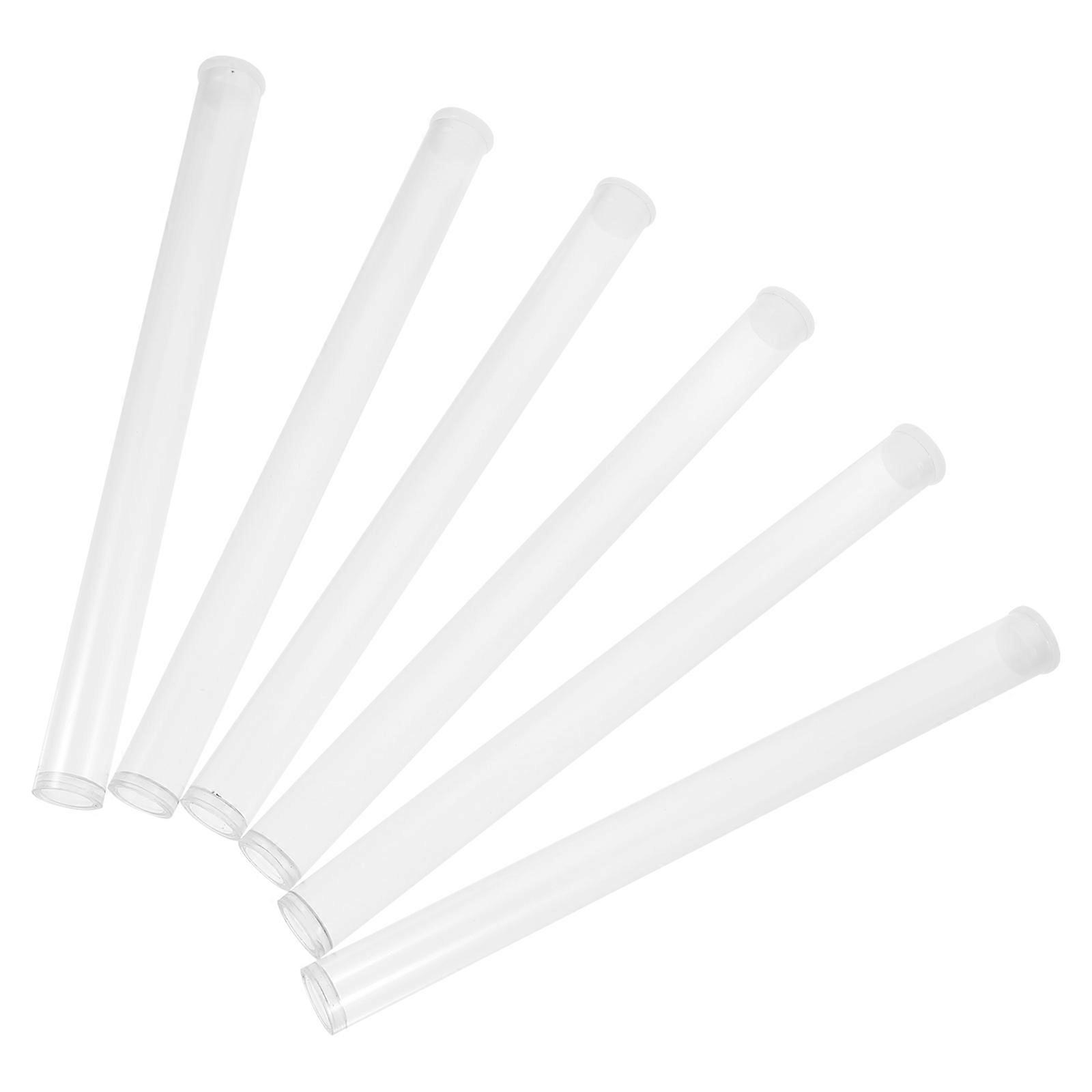 Acrylic Incense Stick Tube Container for Storage 18Pcs Pack