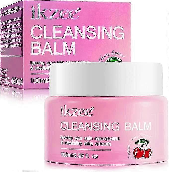 Makeup Cleansing Balm, Face Cleanser & Makeup Remover Natural Deep Pore Cleanser With Vitamin C, E & Botanical Extracts Moisturize Skin Suitable For A