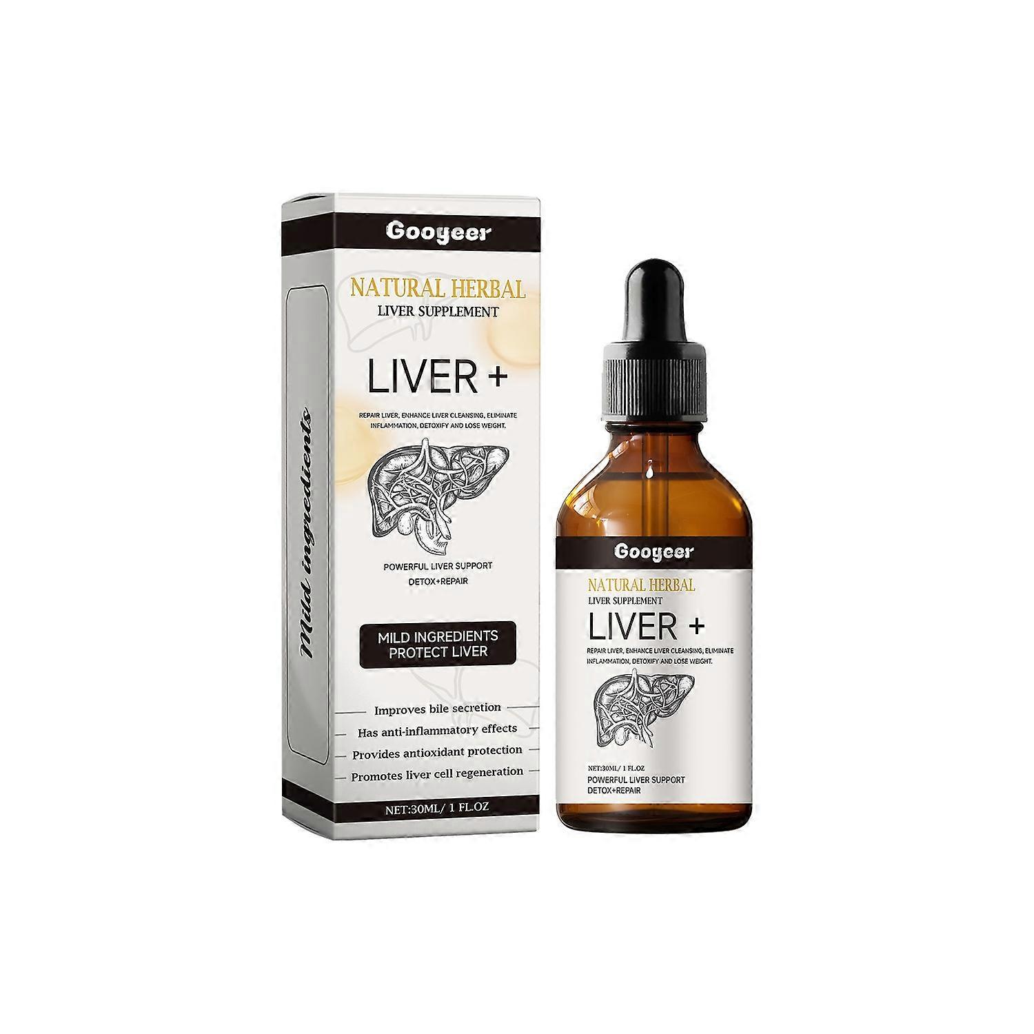 Naturlig urtebasert levertilskudd for kroppen