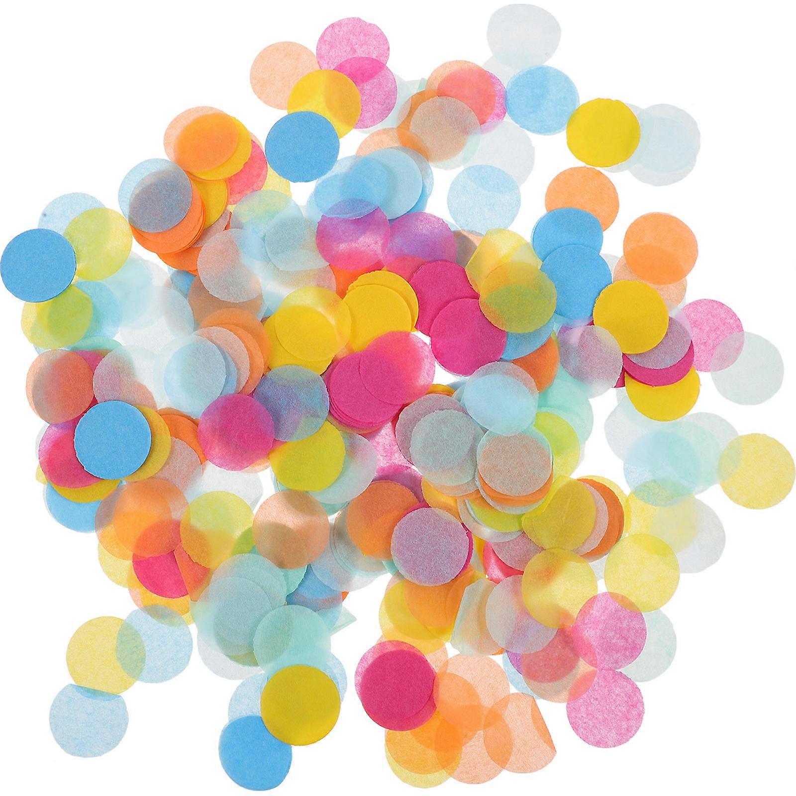 Festival Confetti Paper Confetti for Decor 2Sets Assorted Color Wedding Party