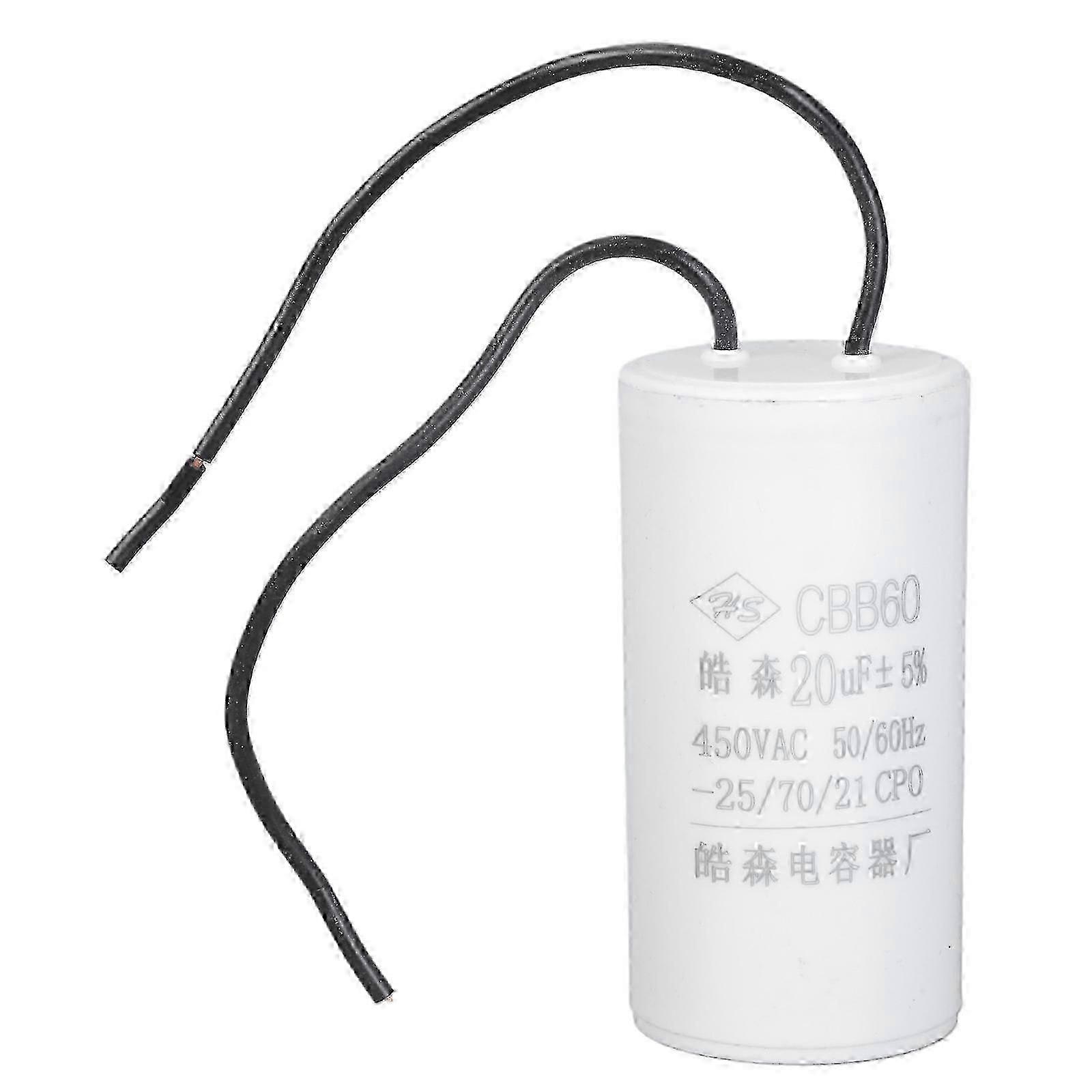CBB60 450V Motor Run Capacitors for Various Appliances Heat Resistant and Easy to Install 26s
