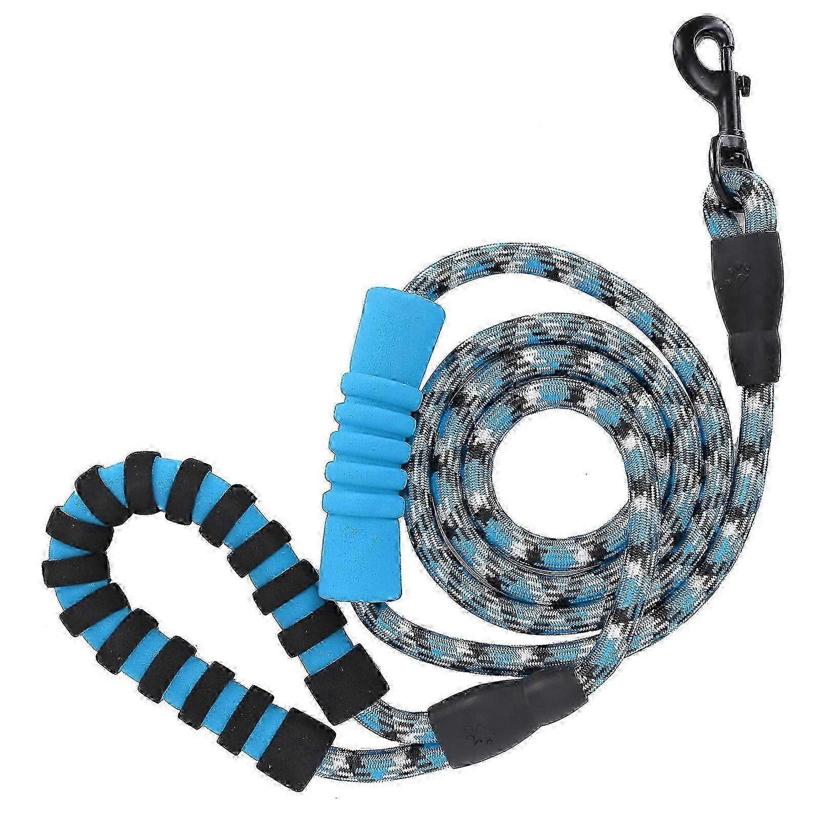 Reflective Safety Rope Pet Pulling Leash for Medium Large Dogs Running Walking Training Blue2025