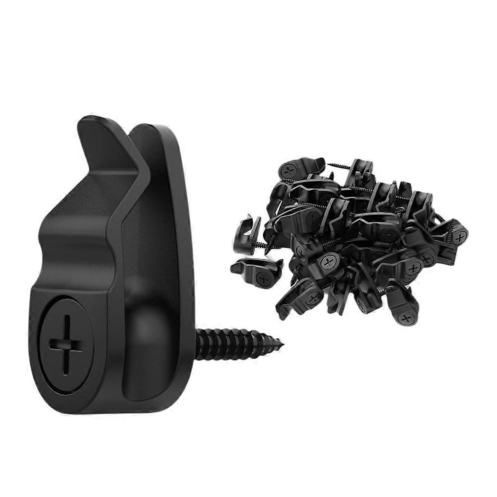 Outdoor String Lights Clips, Weatherproof Cable Hanger Hooks for Hanging Fairy Lights, Holiday Decor 50 Pack